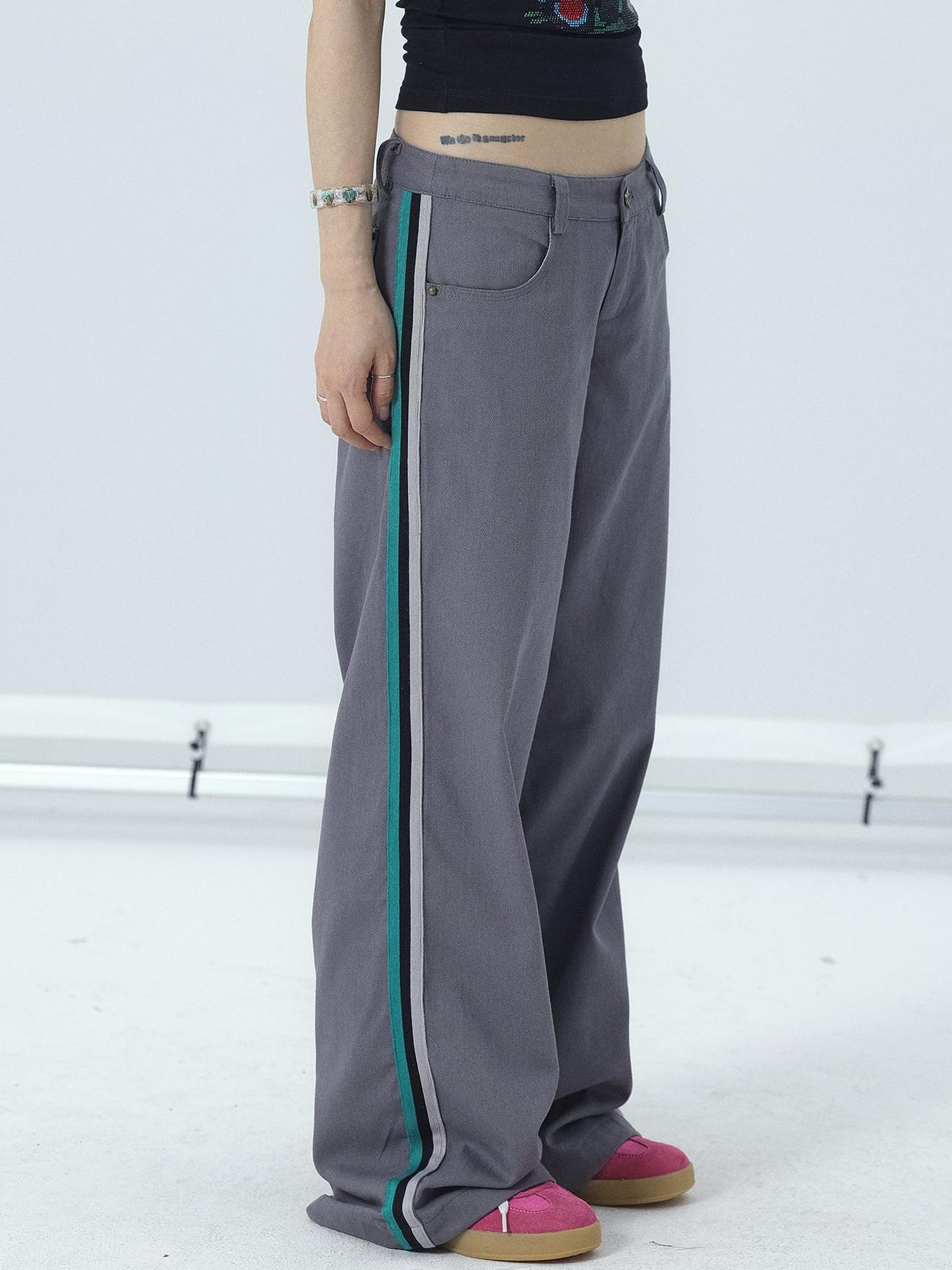 Achihara Missy Hilton Relaxed Wide Leg Trousers