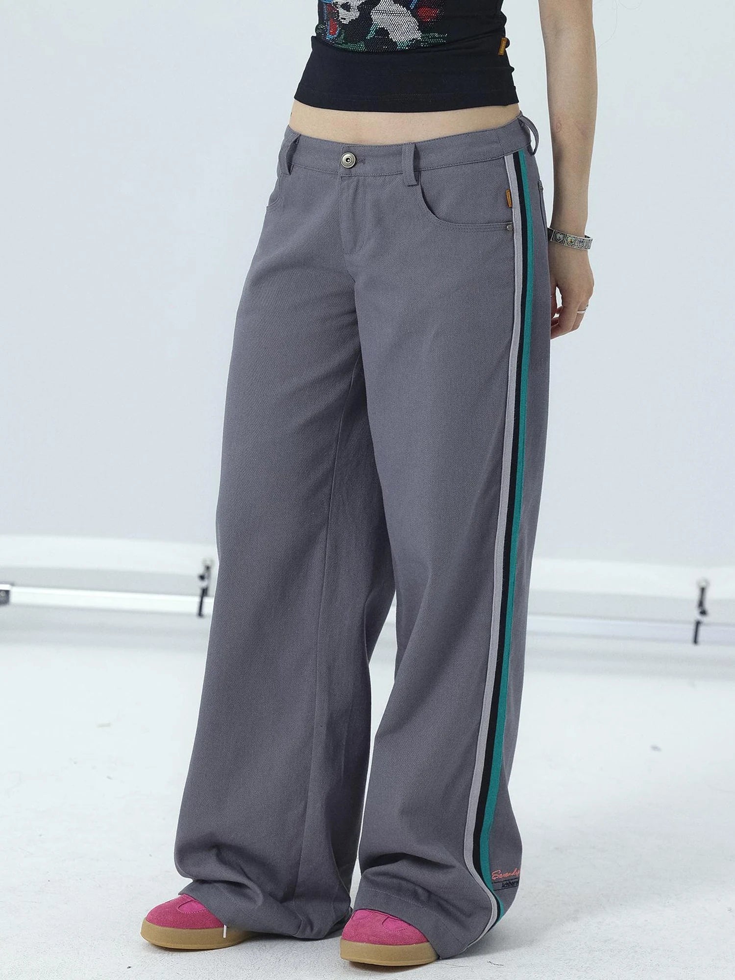 Missy Hilton Relaxed Wide Leg Trousers