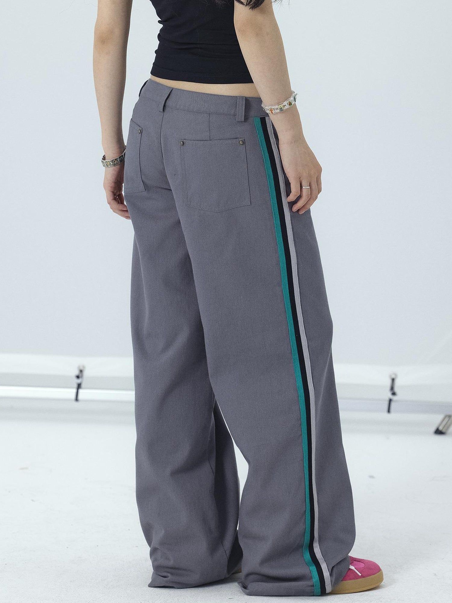 Achihara Missy Hilton Relaxed Wide Leg Trousers