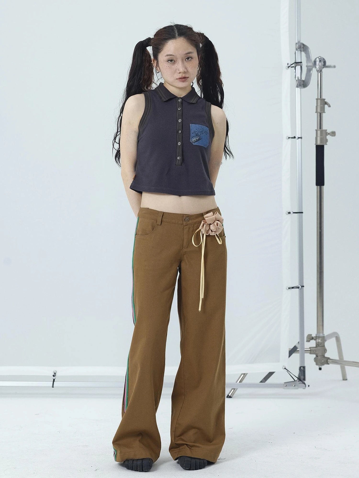 Missy Hilton Relaxed Wide Leg Trousers