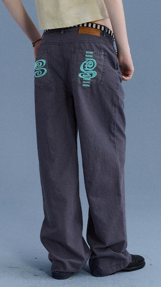 Achihara_Navy_Casual_Low_Rise_Zip_Fly_Women&