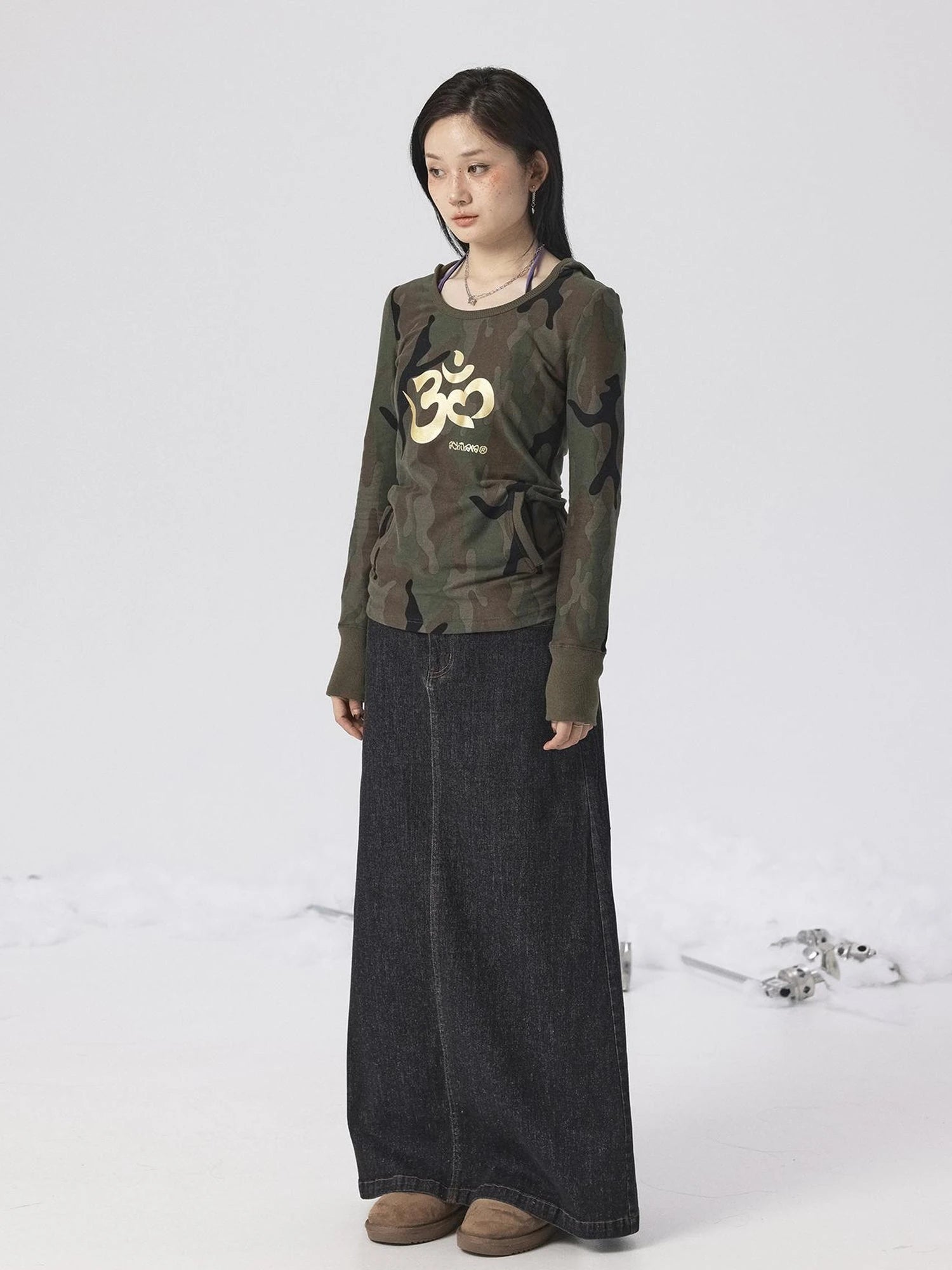 Olive Om Dream Print Long Sleeve Tee