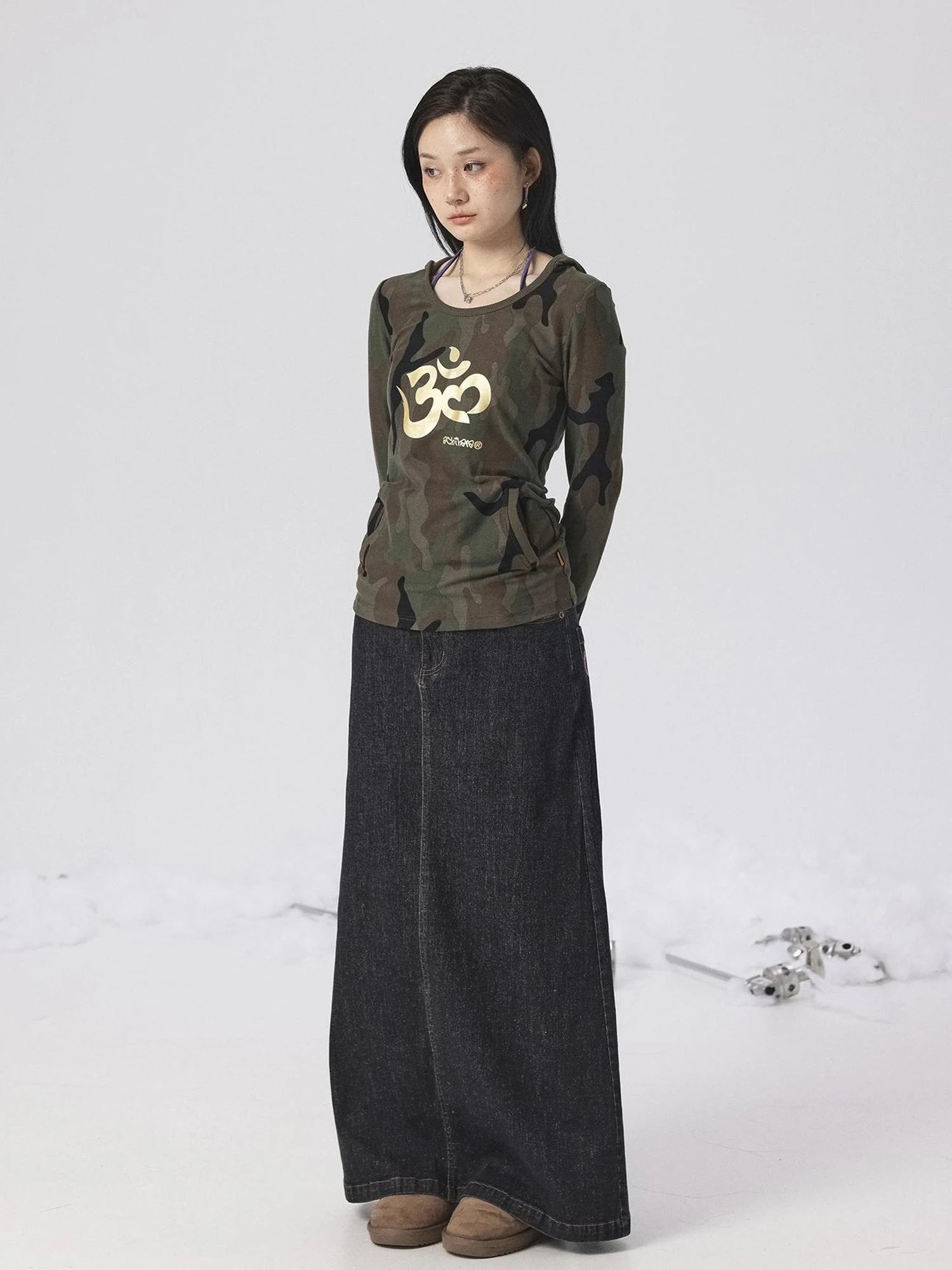 Olive Om Dream Print Long Sleeve Tee