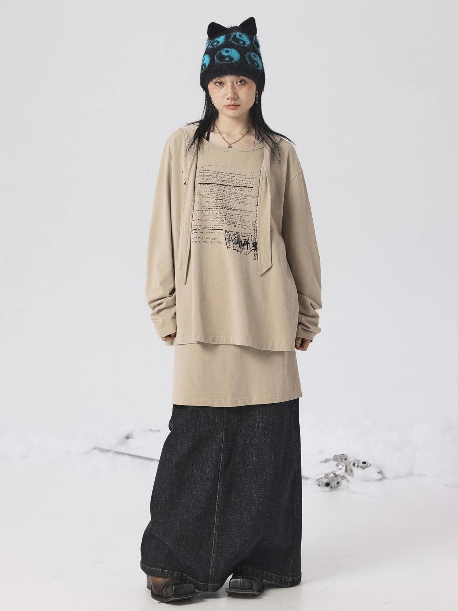 Oxidized Soap Slice 2.0 Long-Sleeve Hoodie Dress Set