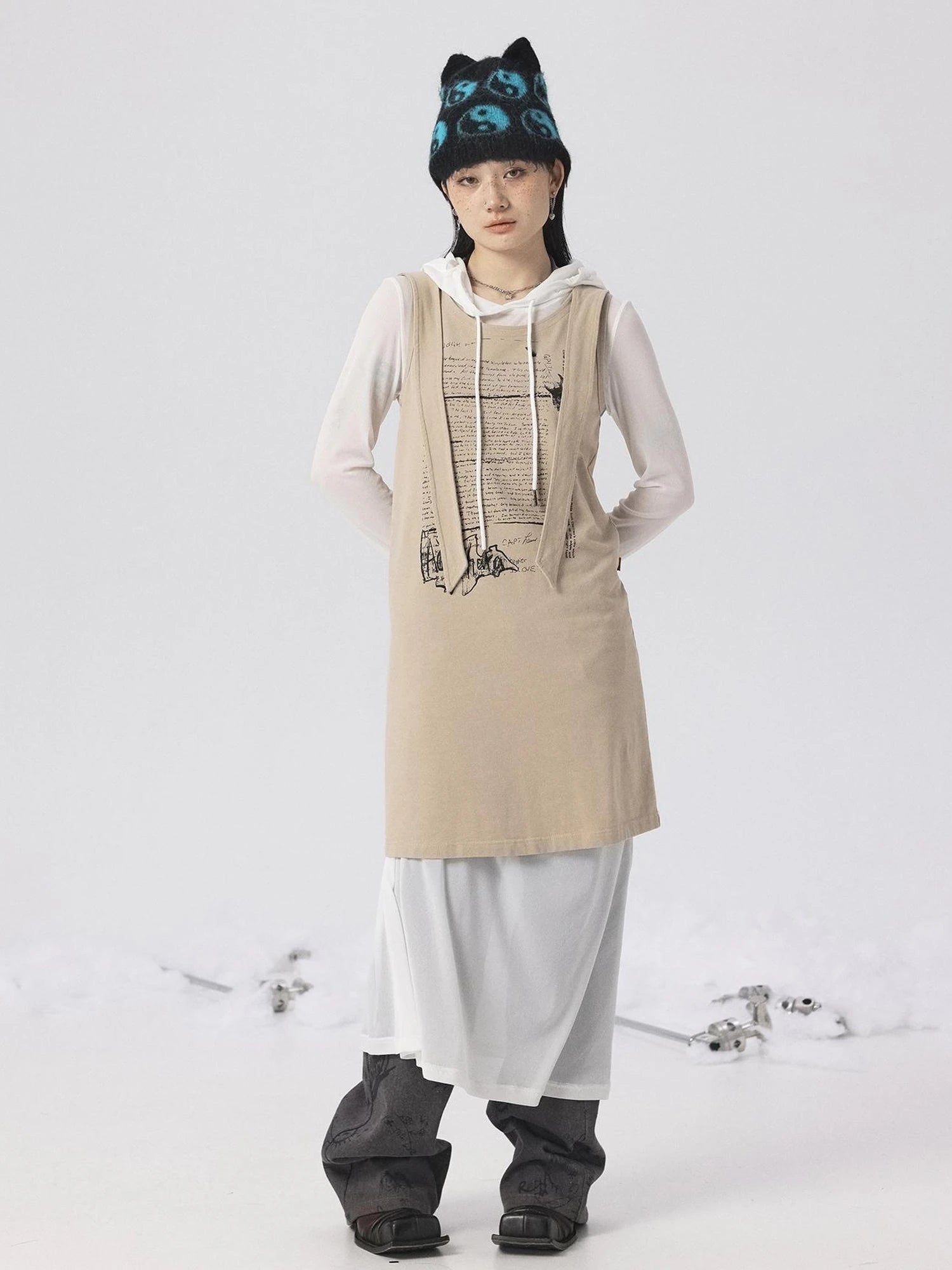 Oxidized Soap Slice 2.0 Long-Sleeve Hoodie Dress Set