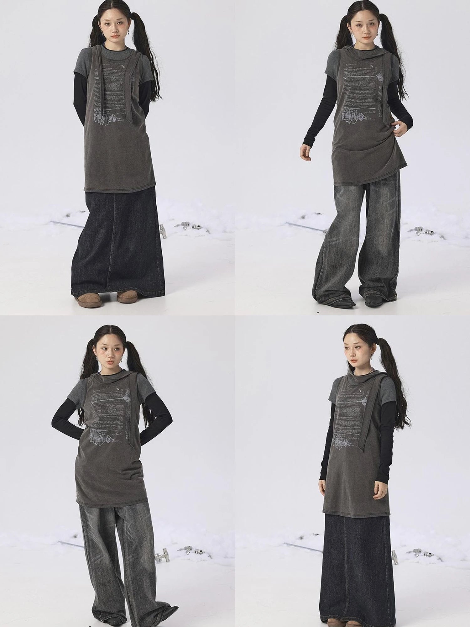 Oxidized Soap Slice 2.0 Long-Sleeve Hoodie Dress Set