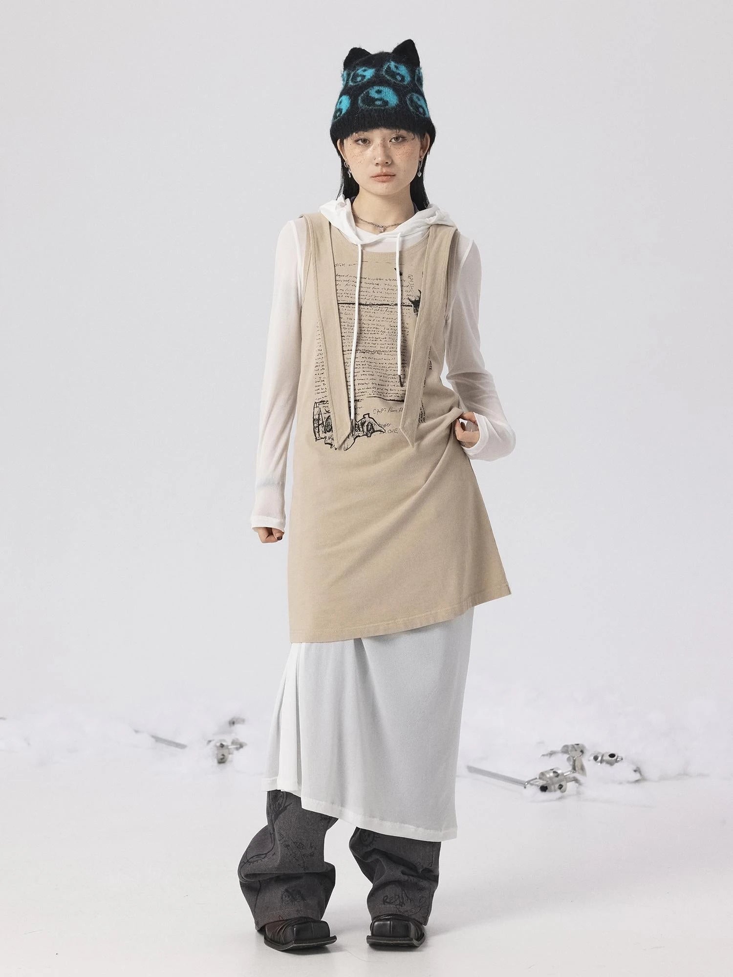 Oxidized Soap Slice 2.0 Long-Sleeve Hoodie Dress Set