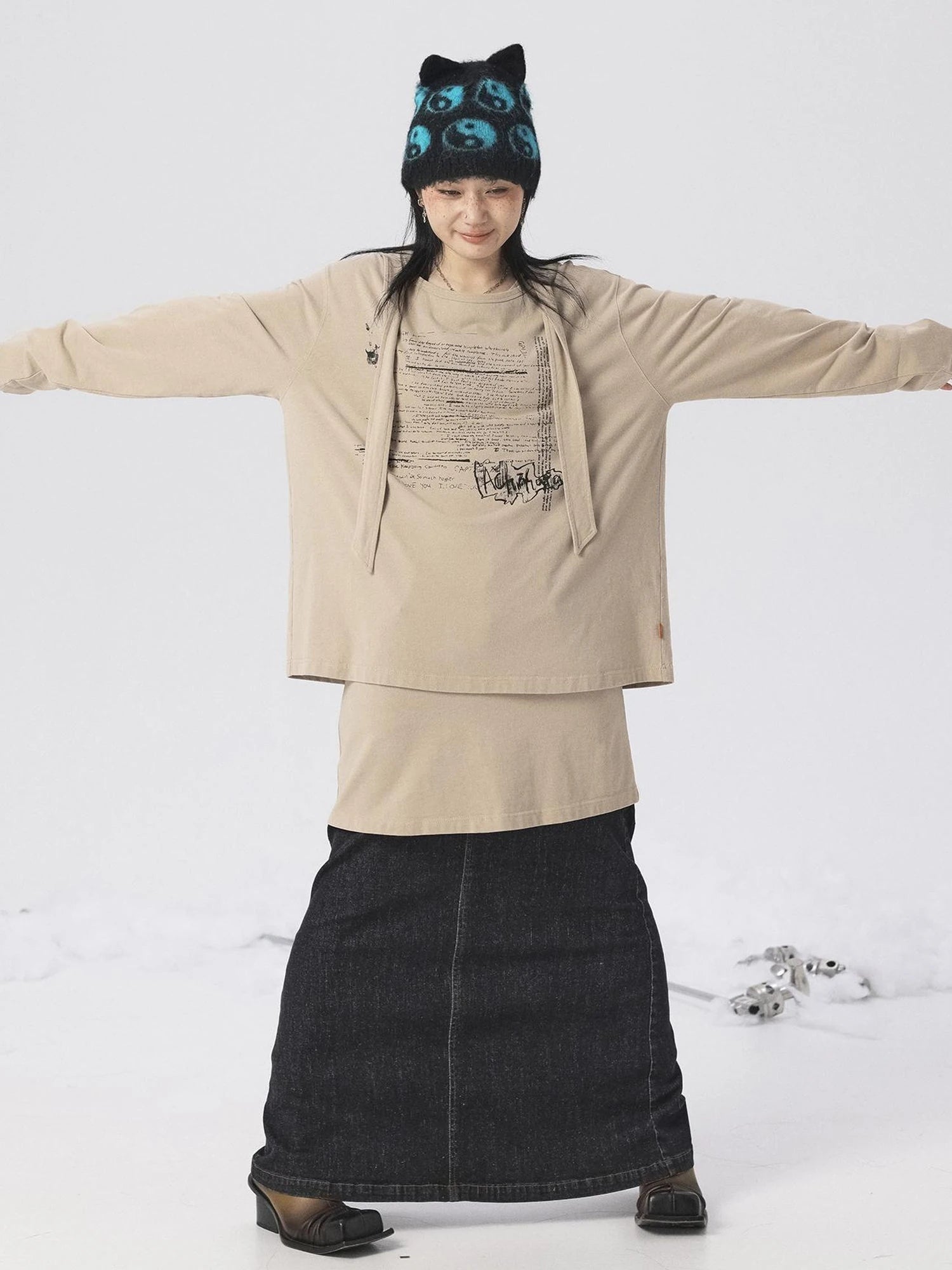 Oxidized Soap Slice 2.0 Long-Sleeve Hoodie Dress Set
