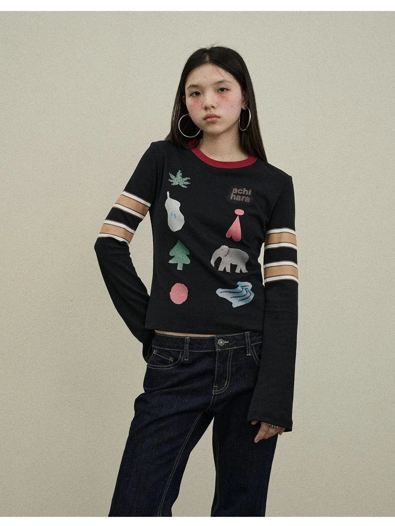 Playful Carnival Scoop Tee