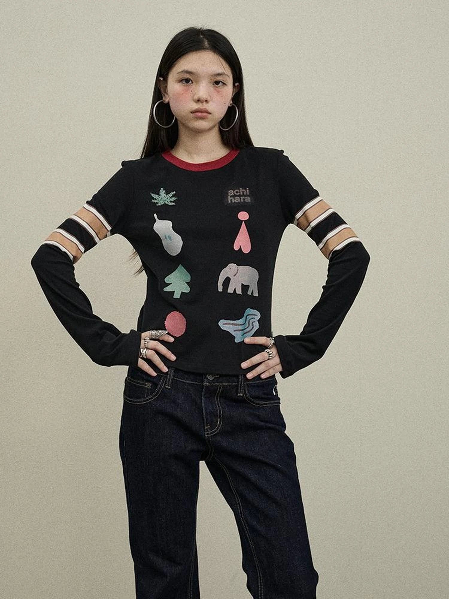 Playful Carnival Scoop Tee