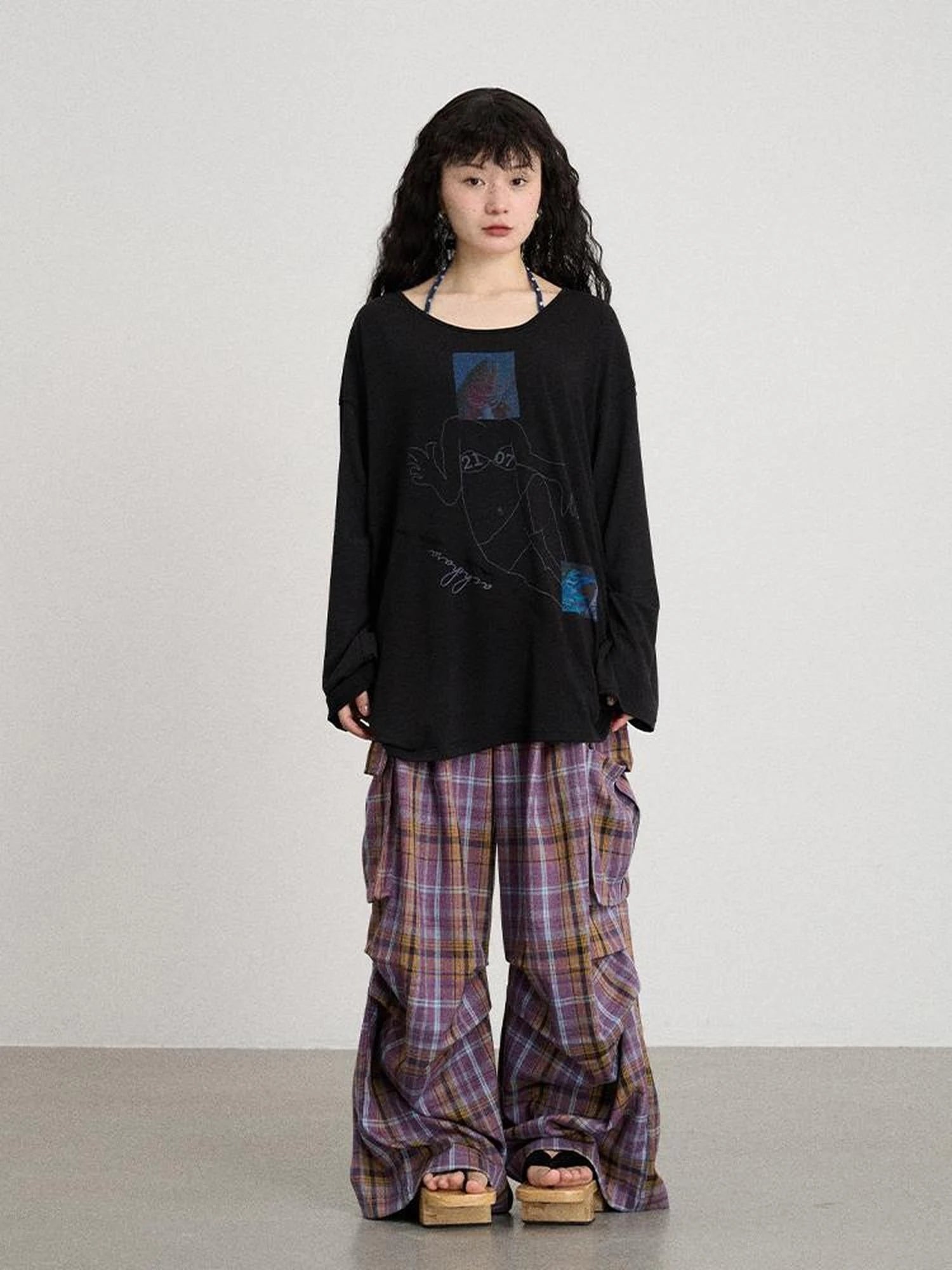 Relaxed Salted Fish Sunshield Loose Top