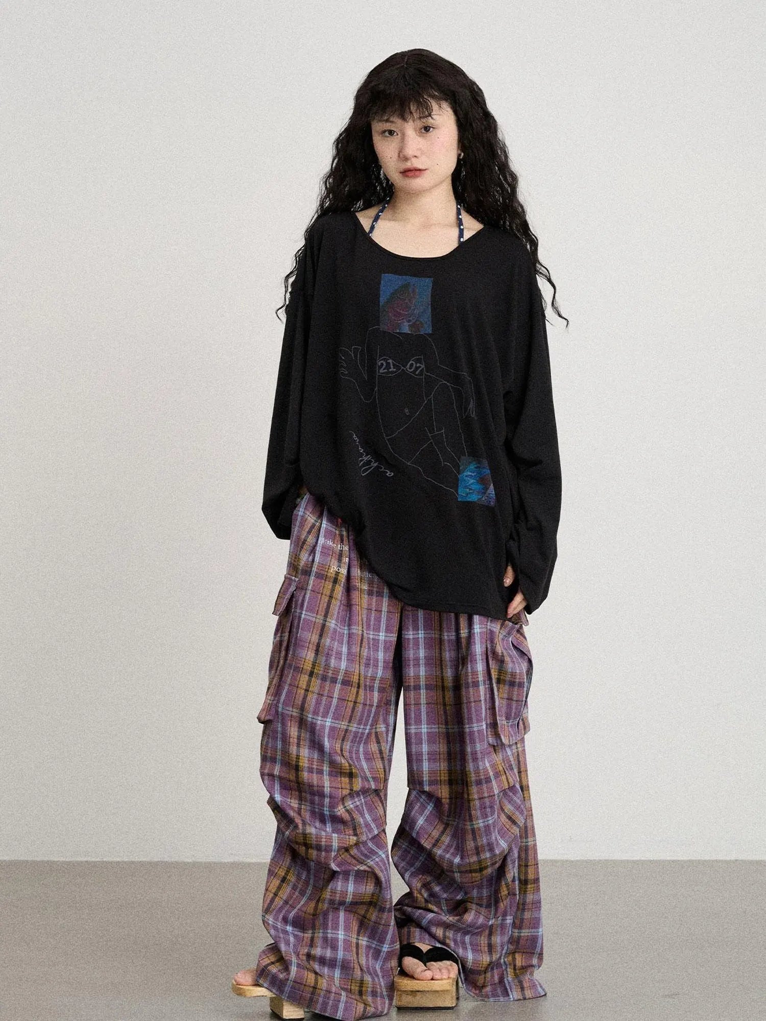 Relaxed Salted Fish Sunshield Loose Top
