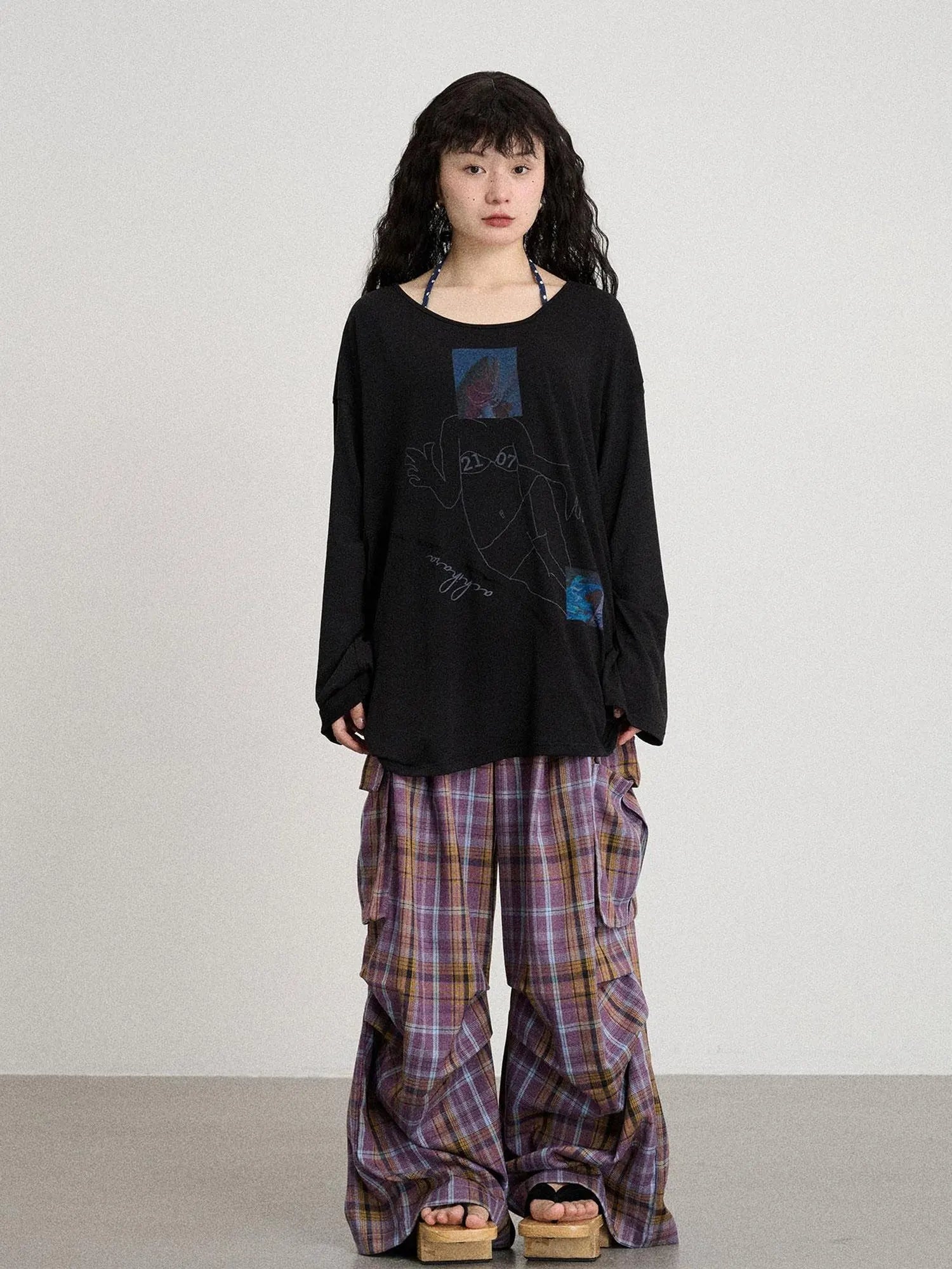 Relaxed Salted Fish Sunshield Loose Top
