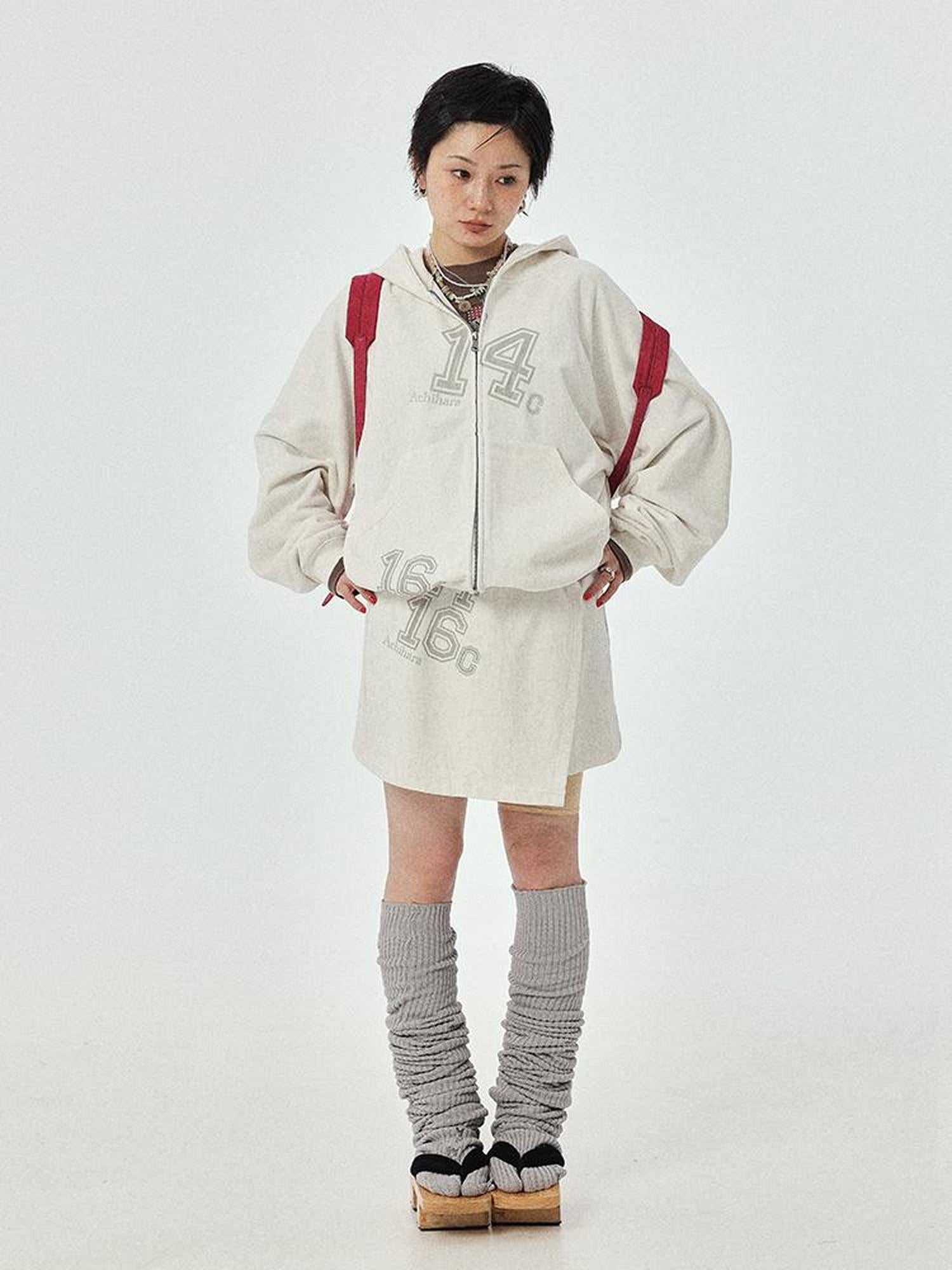 Achihara Renaissance A Line Denim Skirt