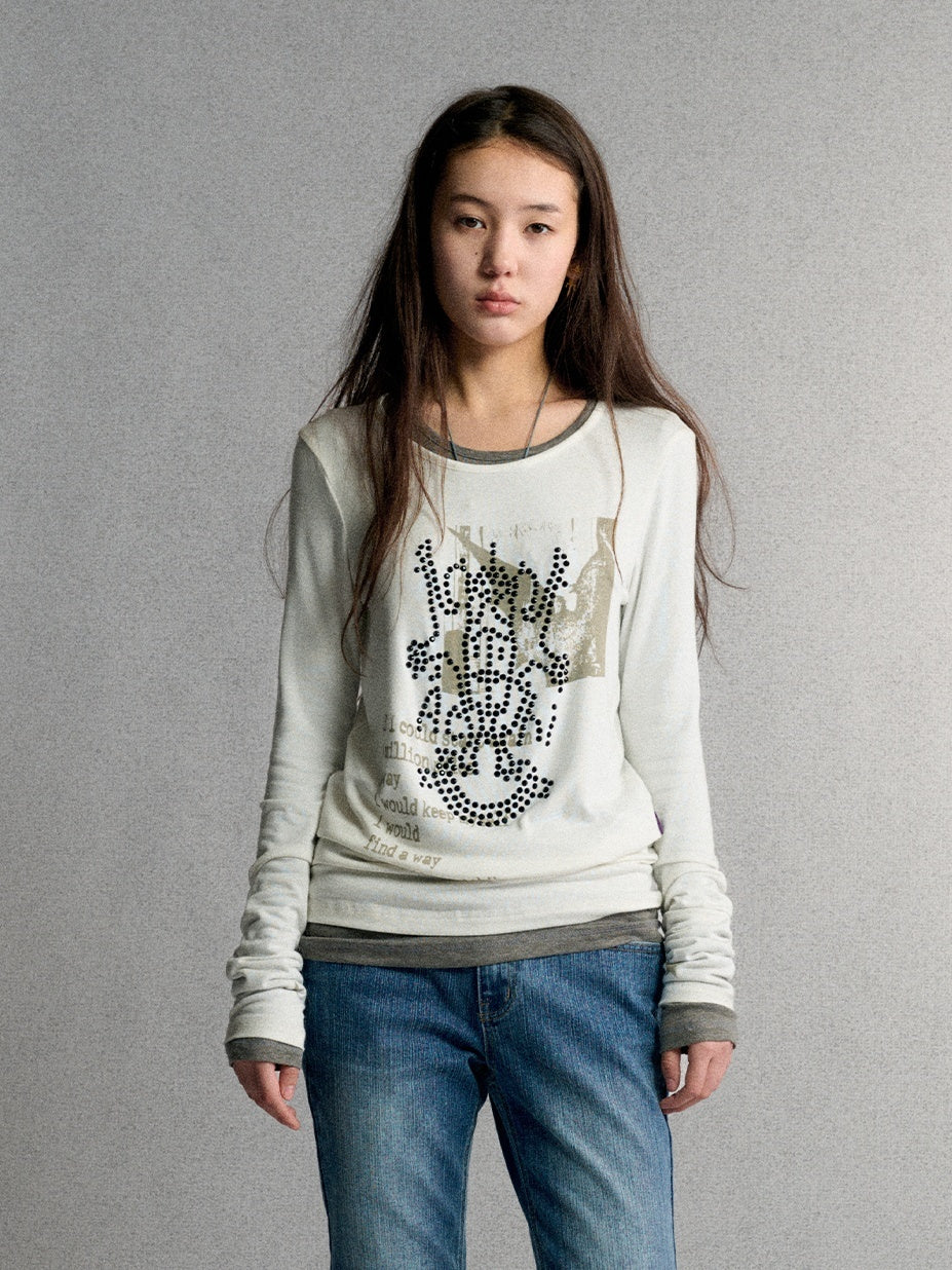 Achihara_Rhinestone_Letter_Contrast_Trim_Women&