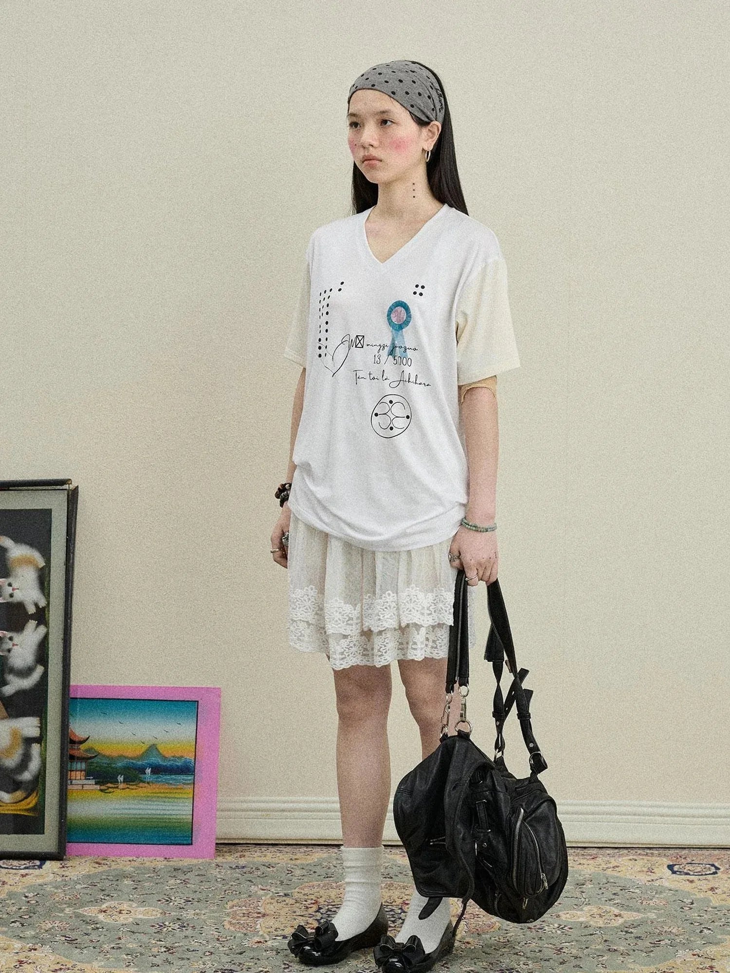 Rock Malt Star V-neck Tee