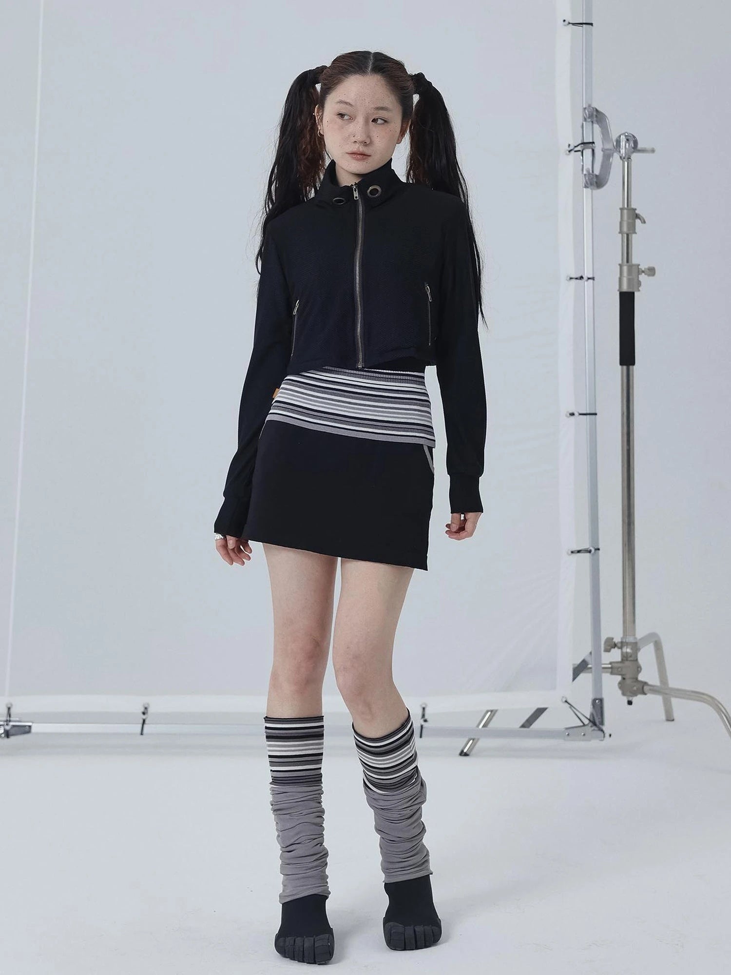 Sheer Mesh Long Sleeve Crop Sun Jacket
