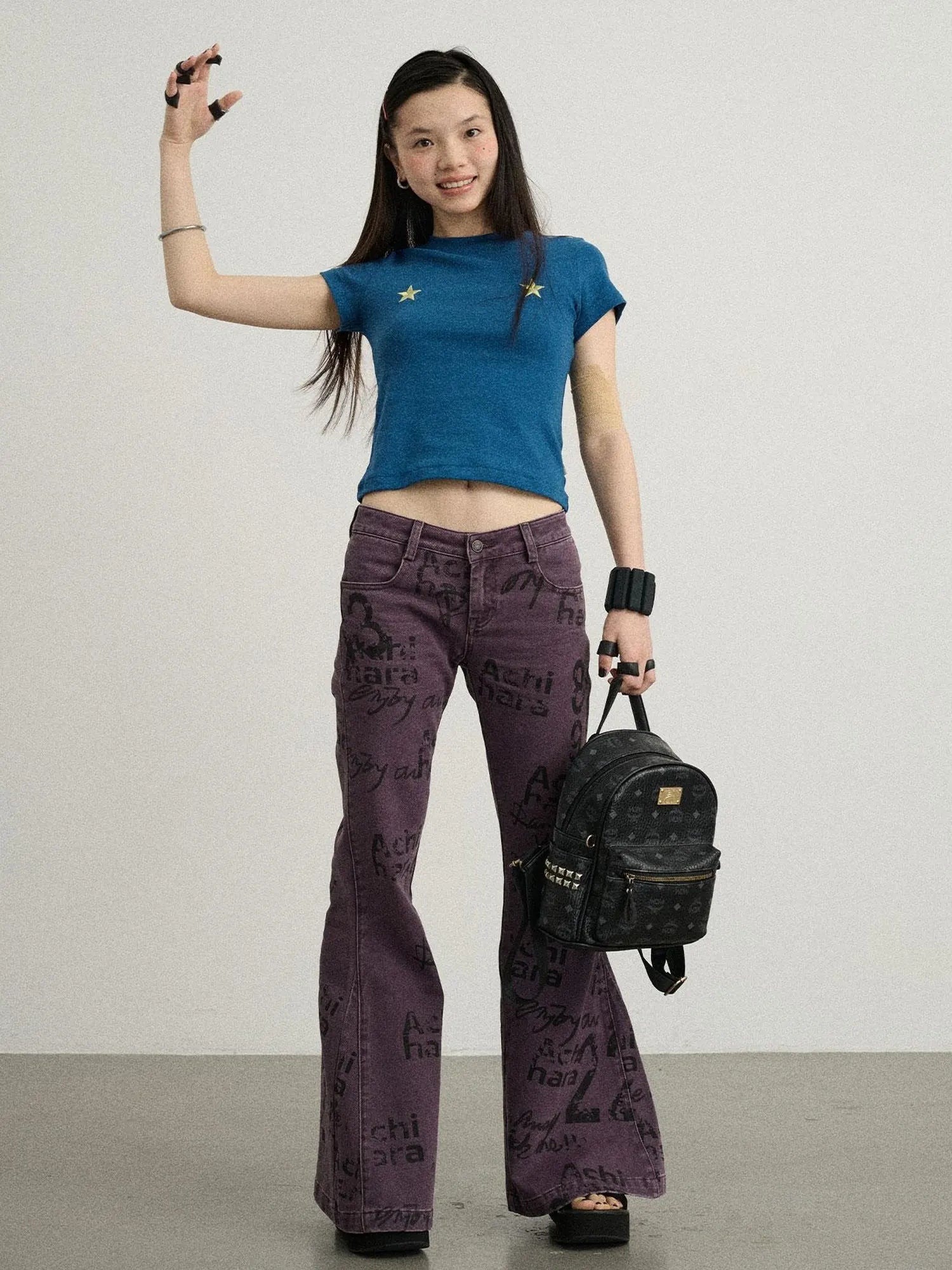 Sleepless Stars Embroidered Tee