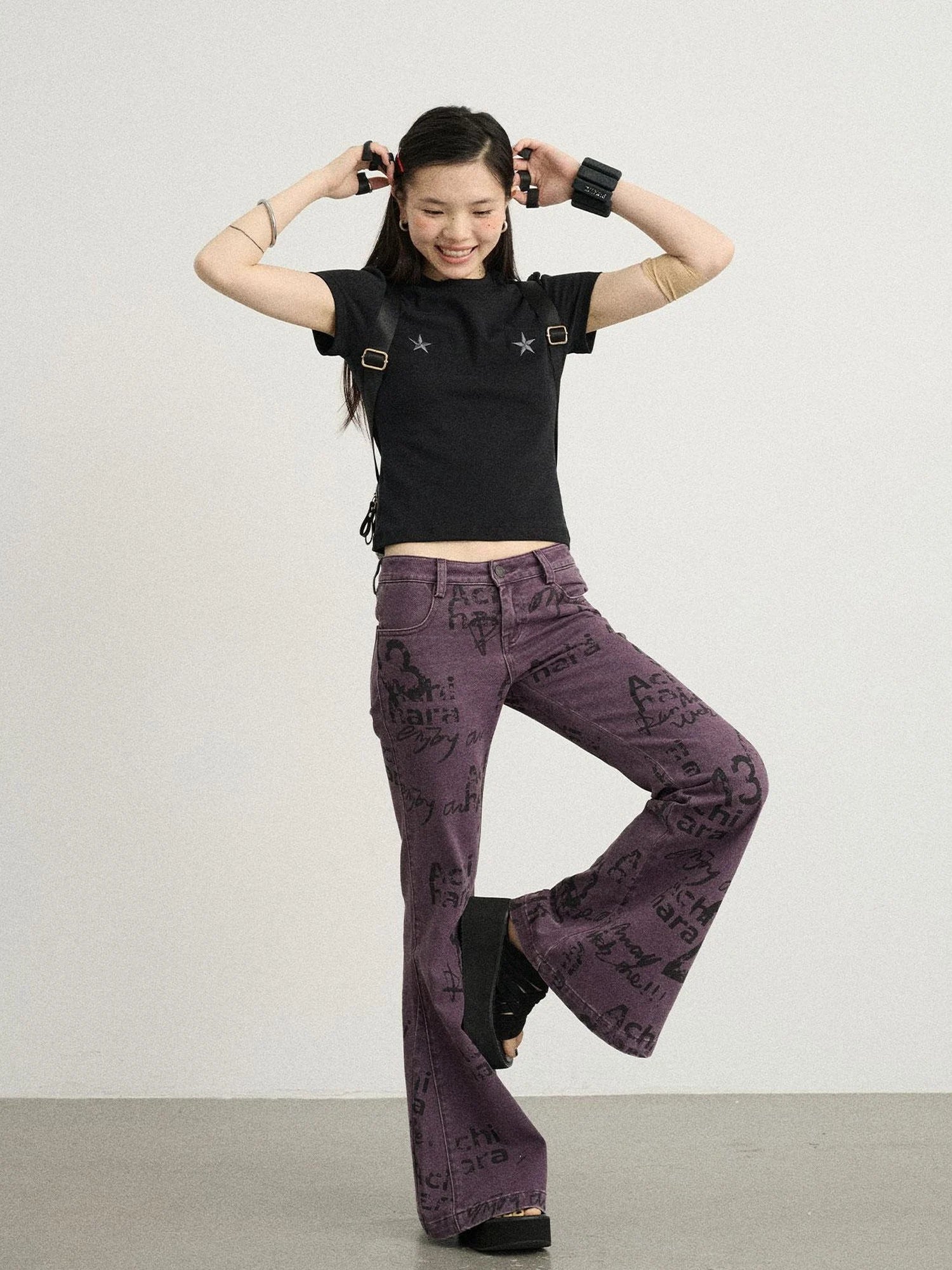 Sleepless Stars Embroidered Tee