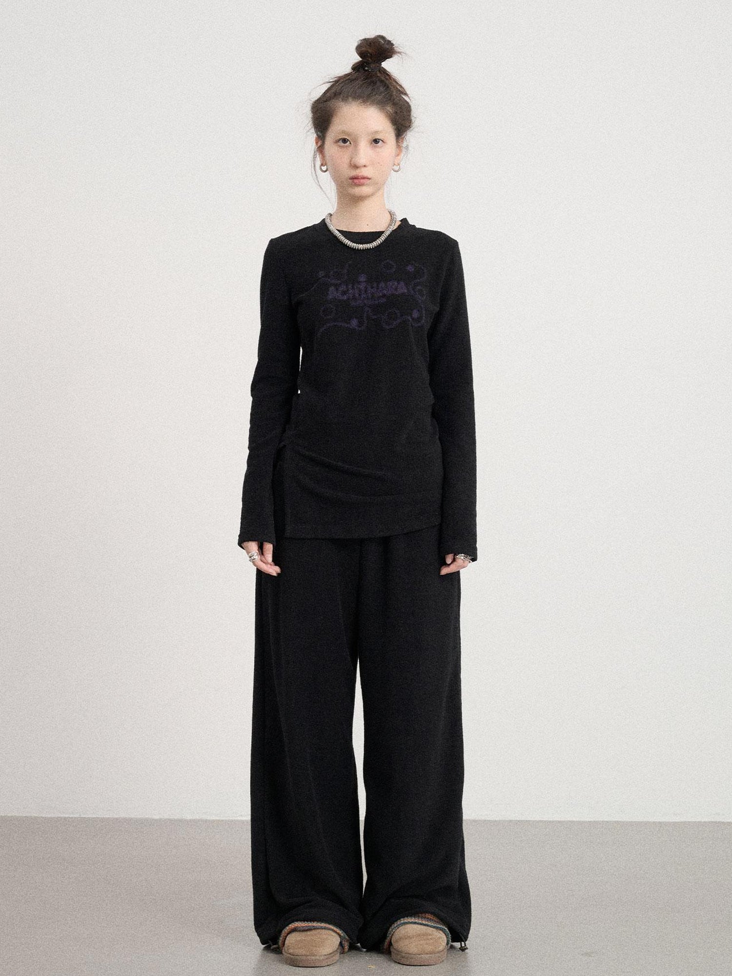 Achihara Sleepy Sheep Cozy Knit Lounge Pants