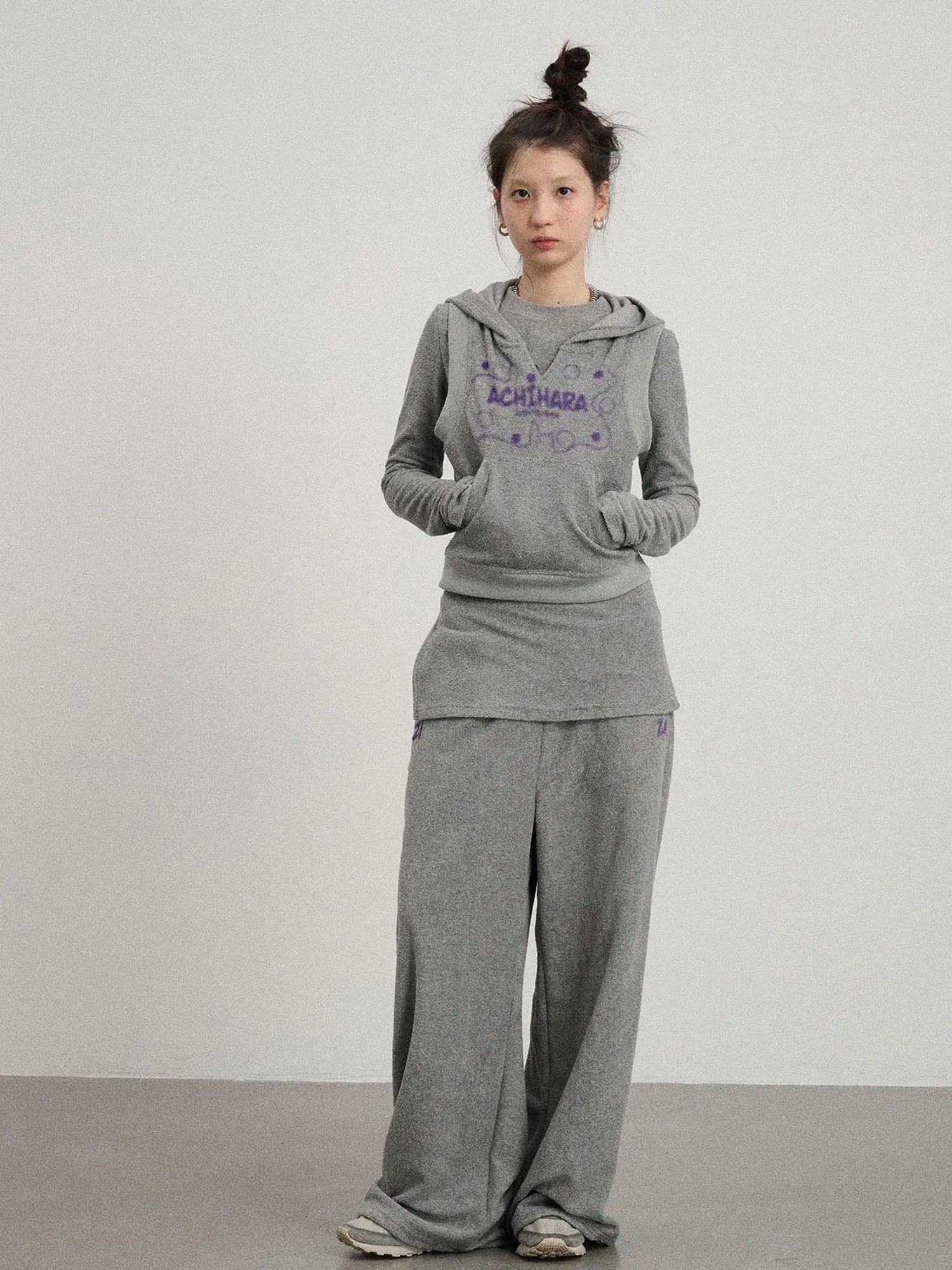 Sleepy Sheep V-Neck Hooded Vest