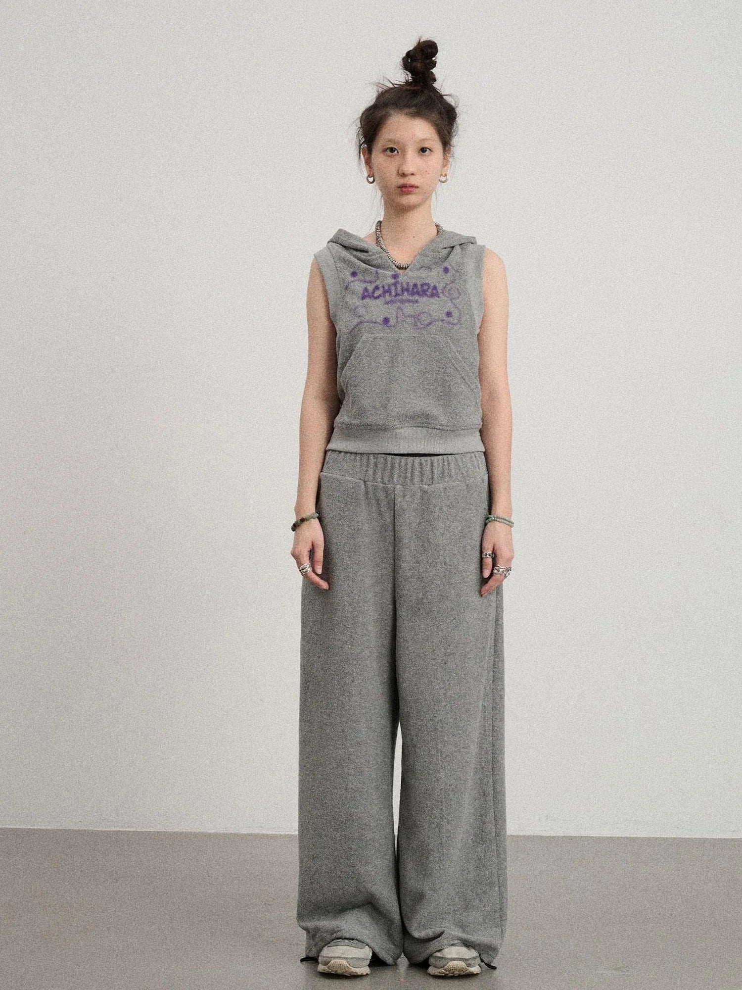 Sleepy Sheep V-Neck Hooded Vest