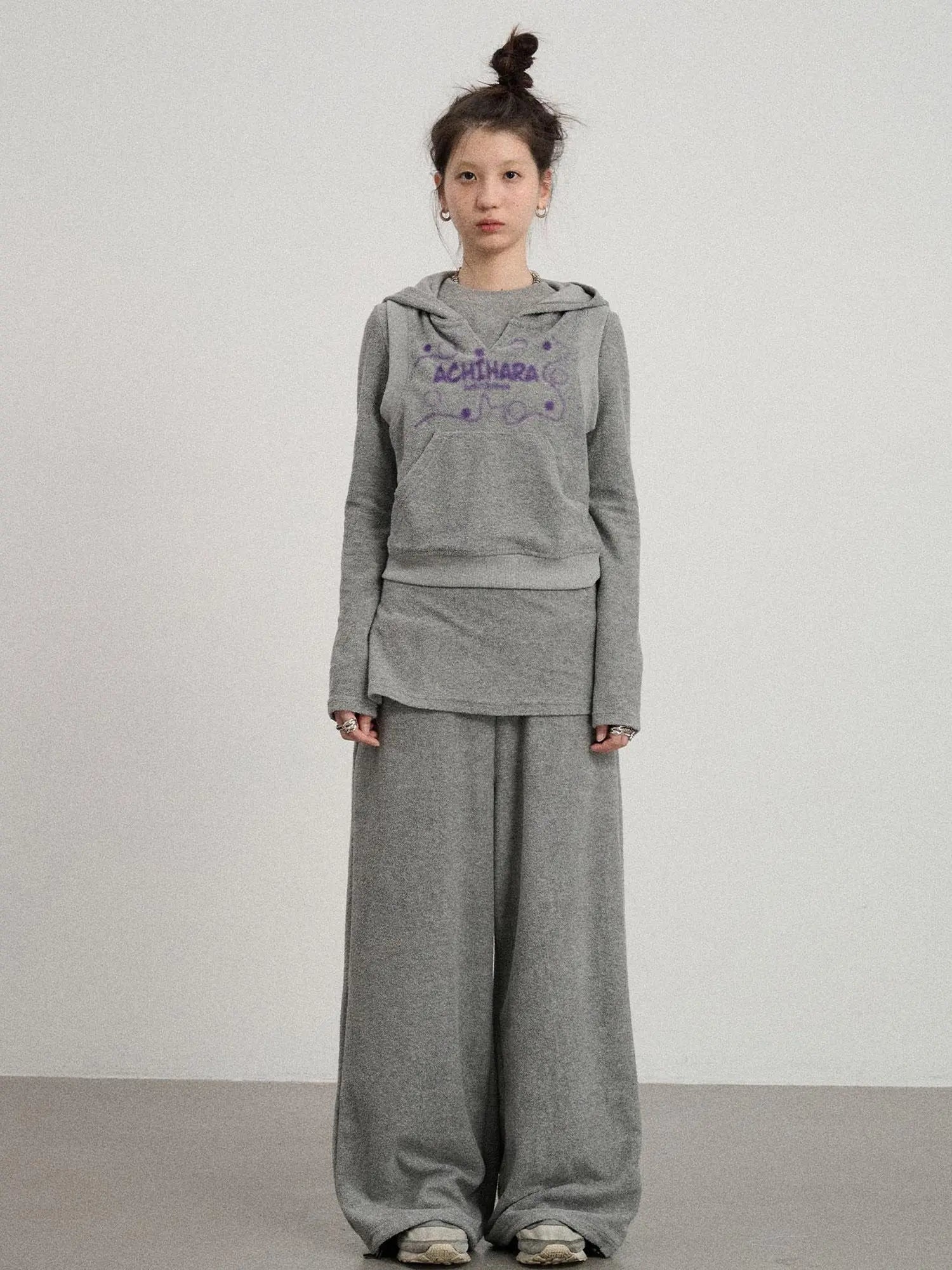Sleepy Sheep V-Neck Hooded Vest