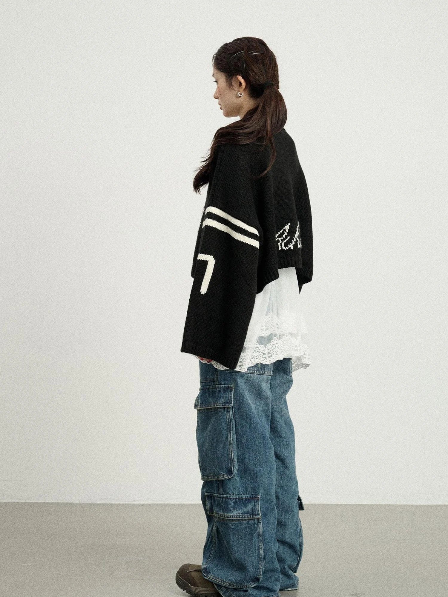 Snowpine Sword Knit Sweater