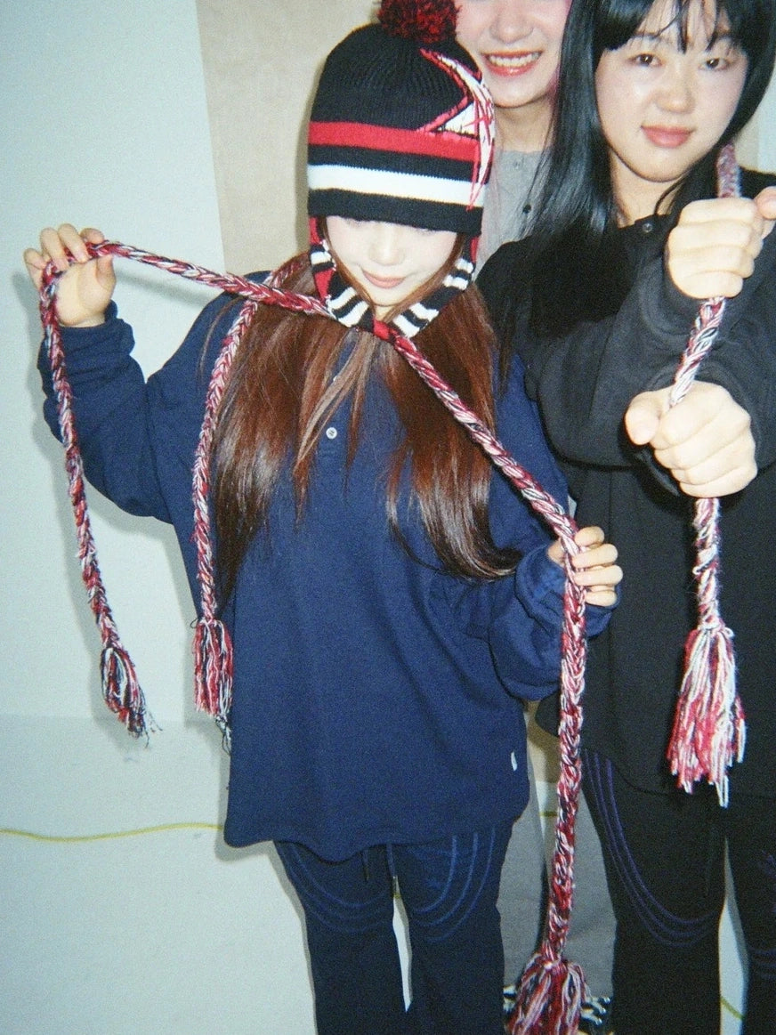 Achihara Soft Brushed Loose Fit Drop Shoulder Crew Neck Long Sleeve Women Letter T-Shirt