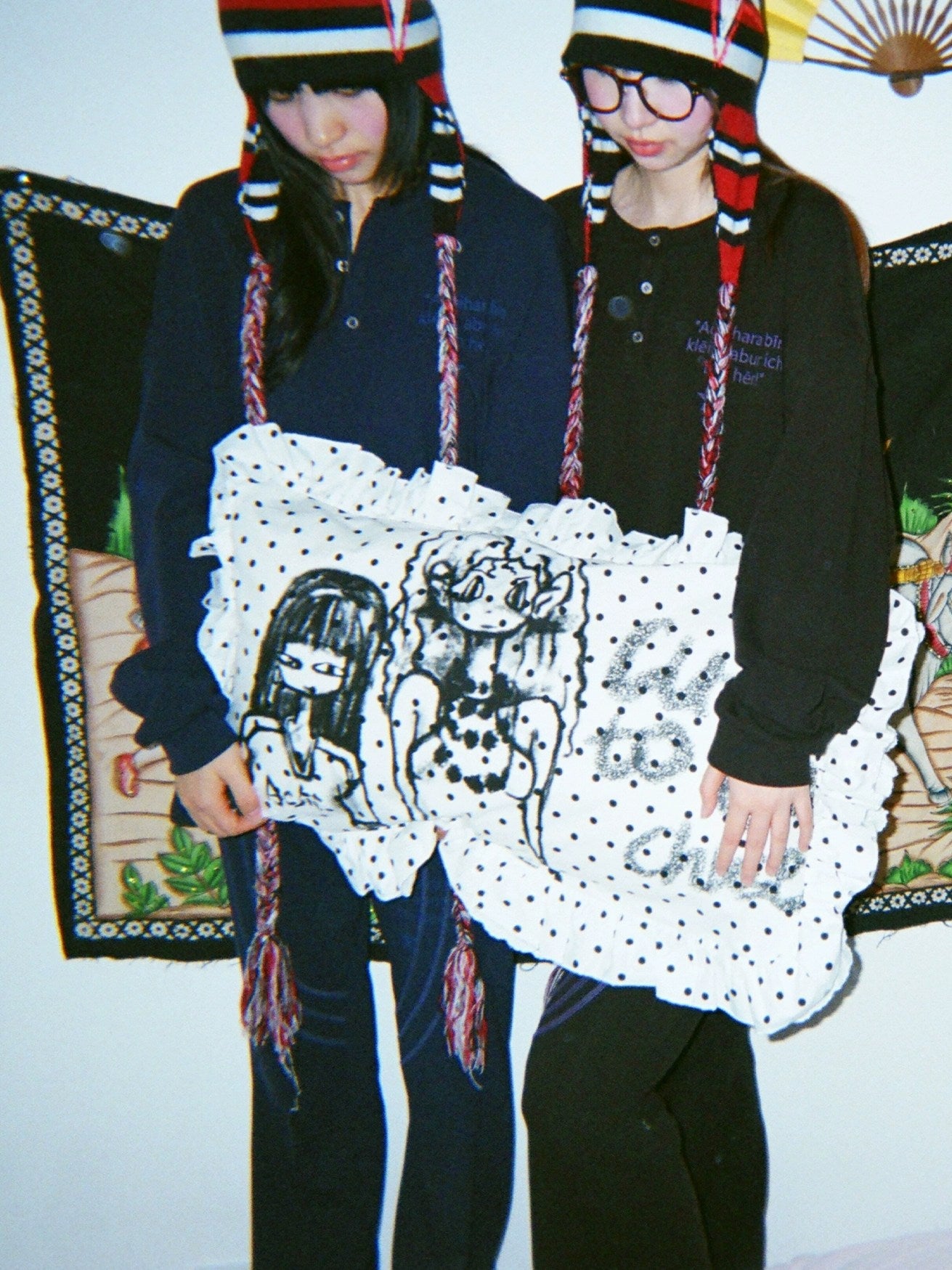 Achihara Soft Machine Washable Cotton Polka Dot Pillowcase 48X74Cm Accessories