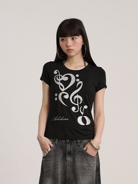 Achihara_Soft_Modal_Slim_Fit_Crew_Neck_Office_Women_Black_White_Short_Sleeve_T-Shirts_MISSTT