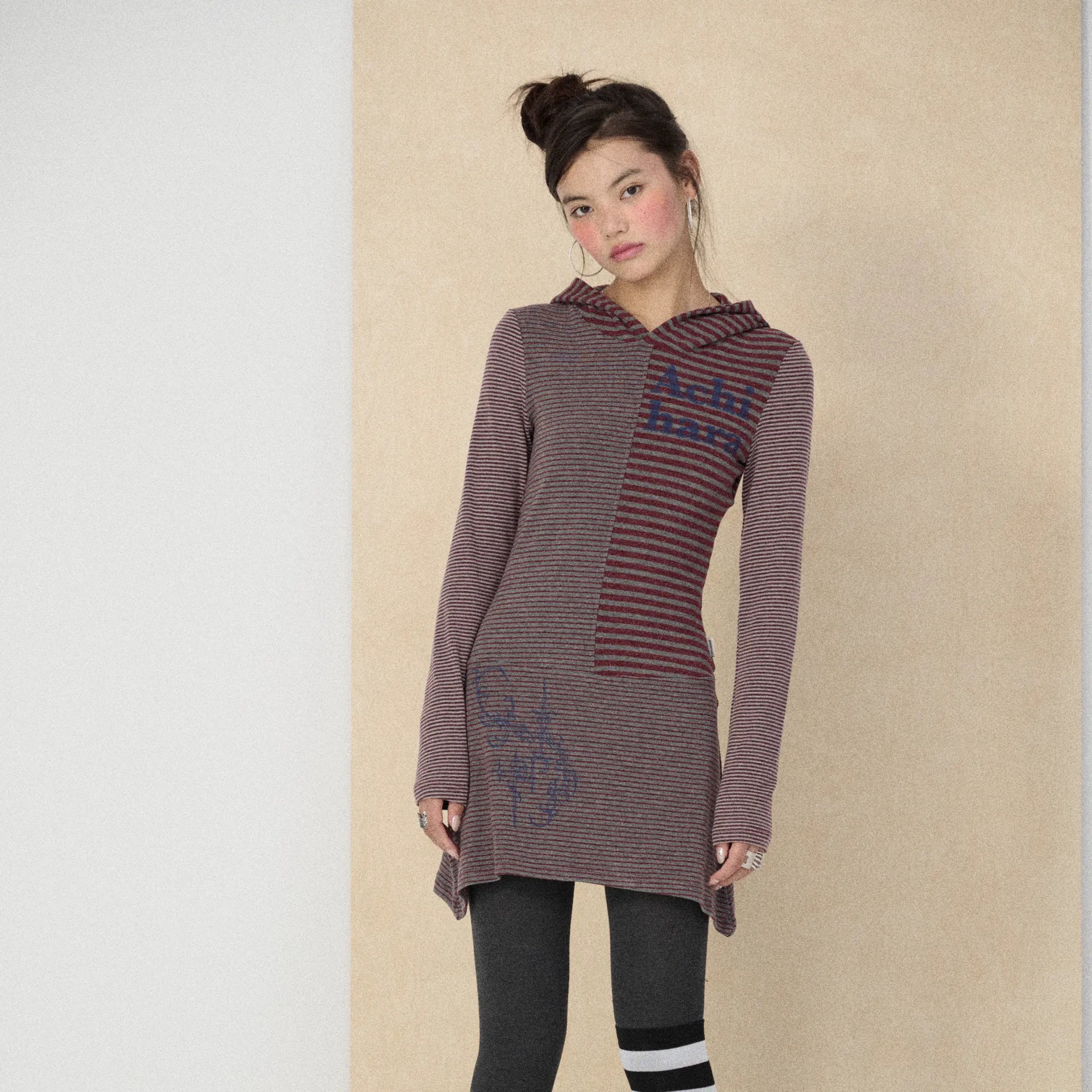 Achihara_Soft_Stretch_Colorblock_Striped_Long_Sleeve_Women_Office_Polyester_Blend_T-Shirt_MISSTT