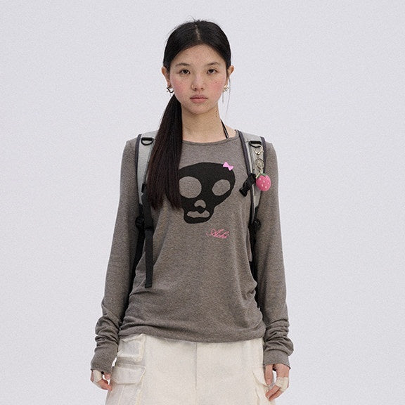 Achihara_Soft_Stretch_Viscose_Blend_Skull_Crew_Neck_Office_Women_Long_Sleeve_T-Shirts_MISSTT