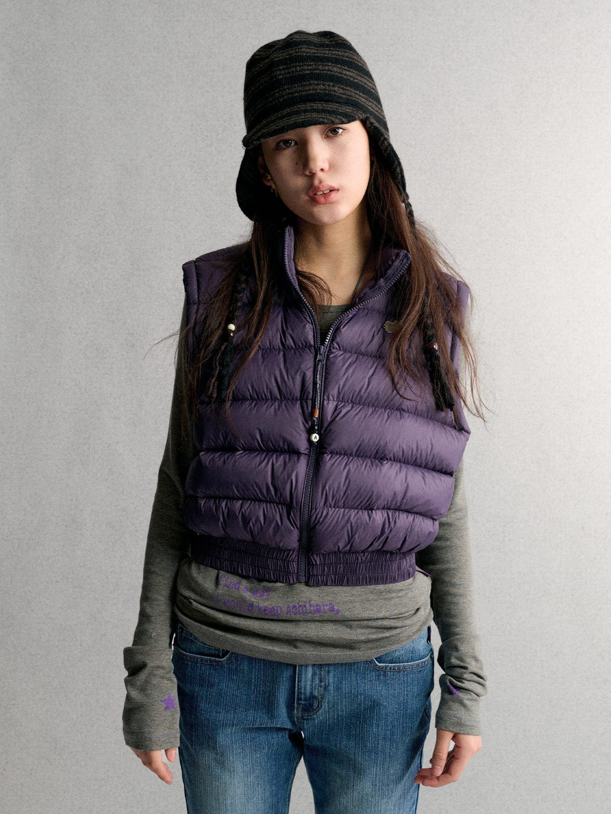Achihara_Solid_Zip_Front_Slim_Fit_Nylon_Women&