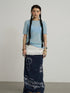 Souffle Skirt Summer White Mini Skirt
