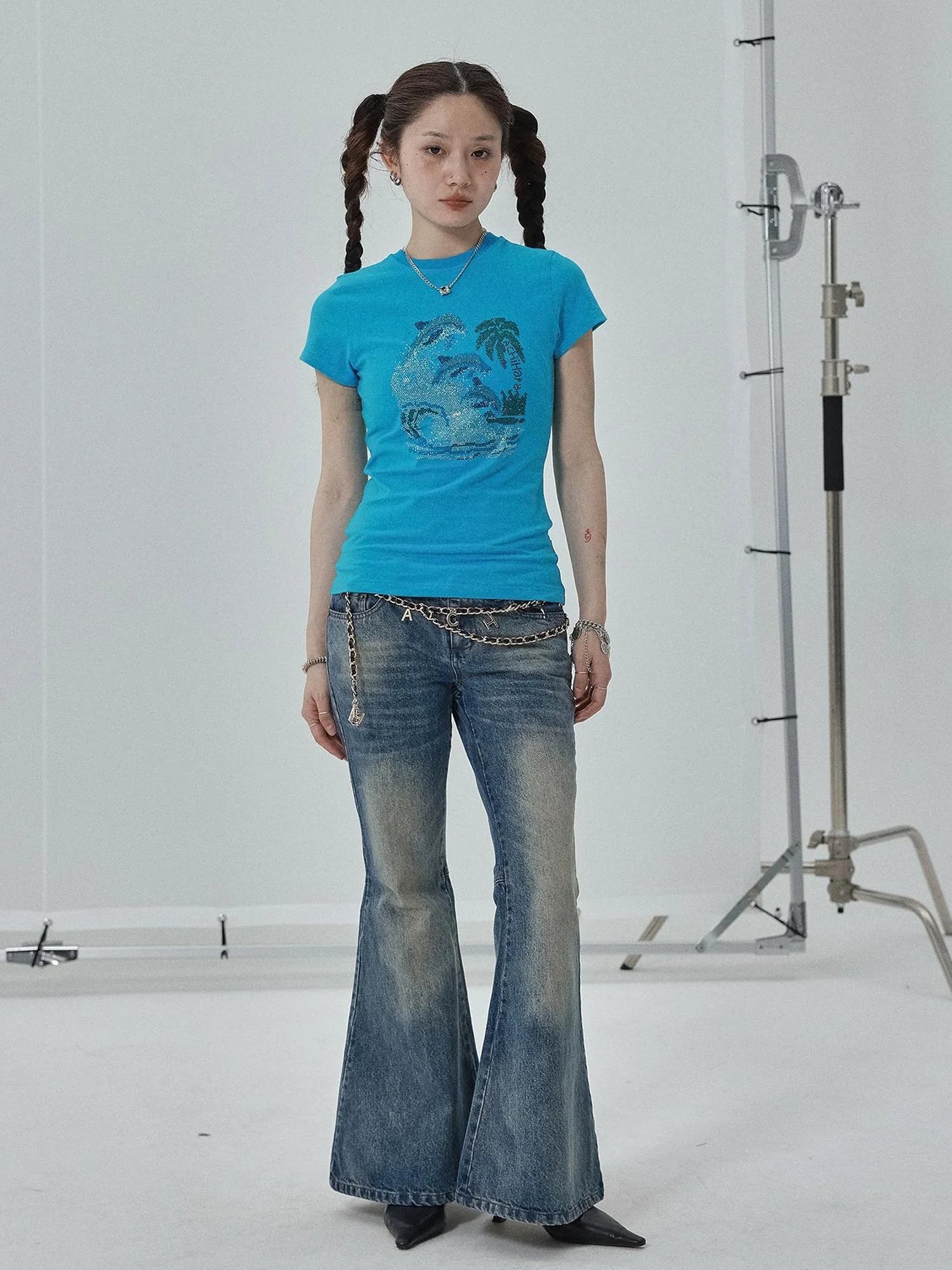 Sparkly Disco Summer Sleeveless T-Shirt & Vest