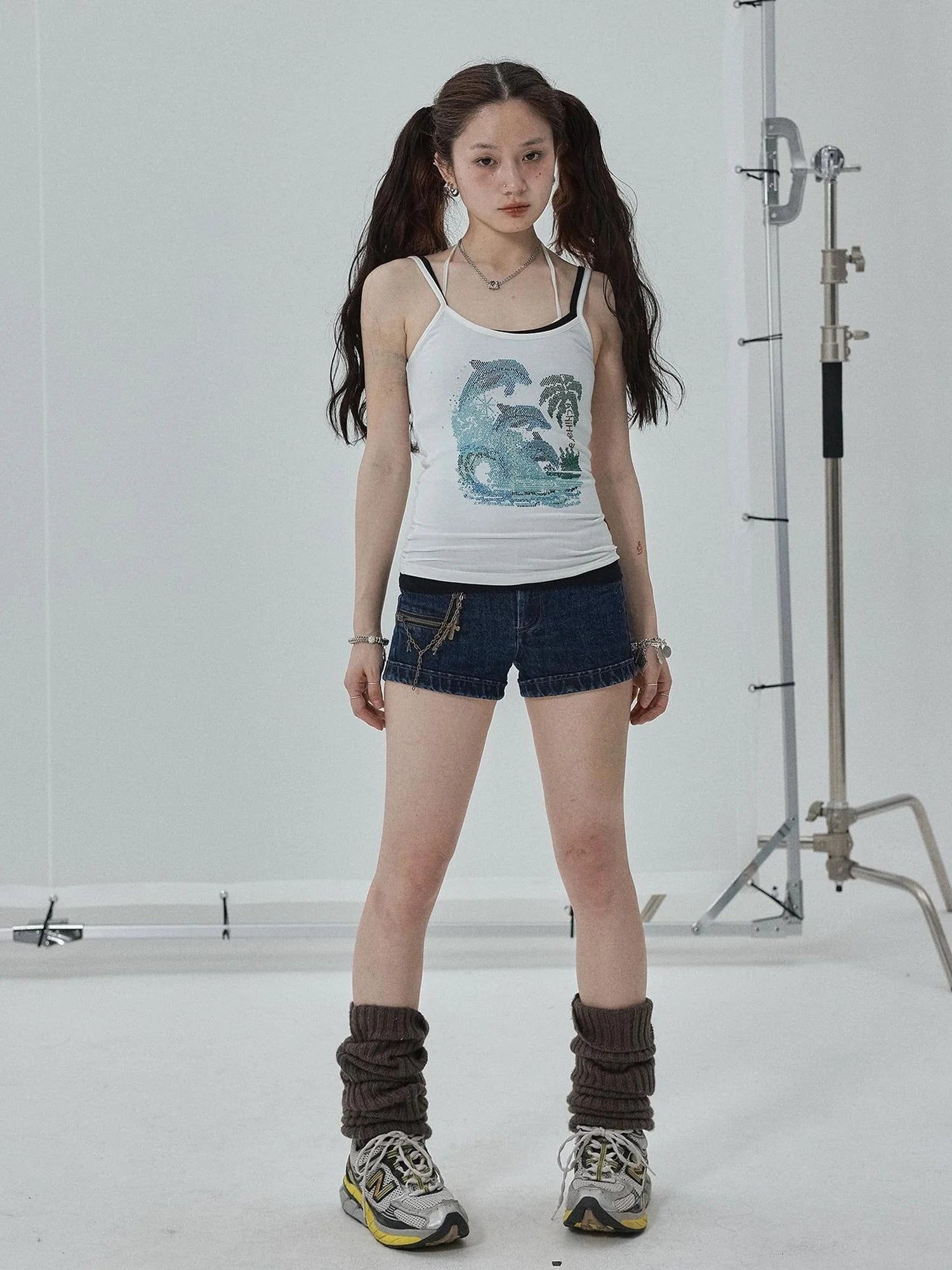Sparkly Disco Summer Sleeveless T-Shirt & Vest