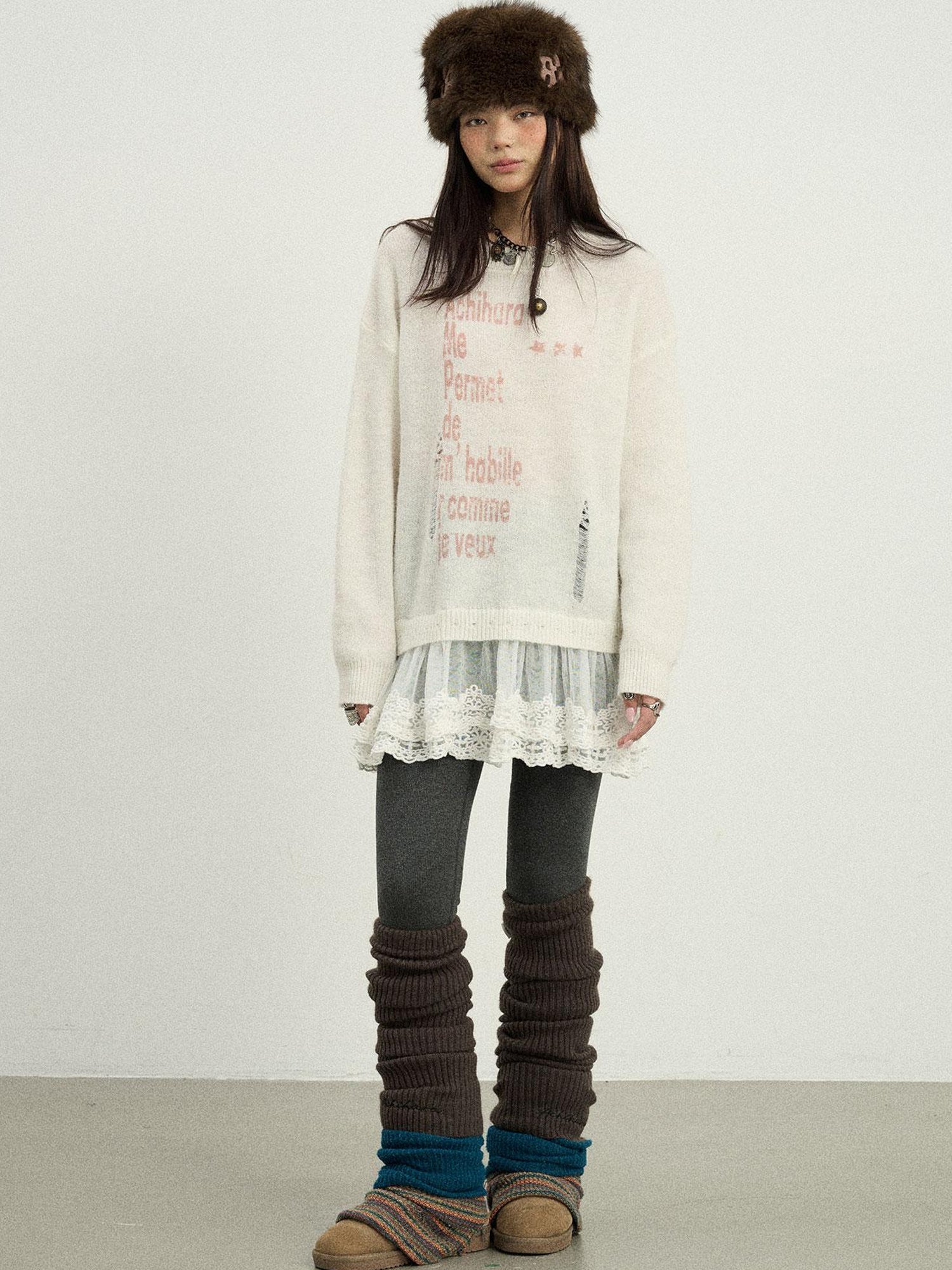Achihara Spring Darling Knit Sweater