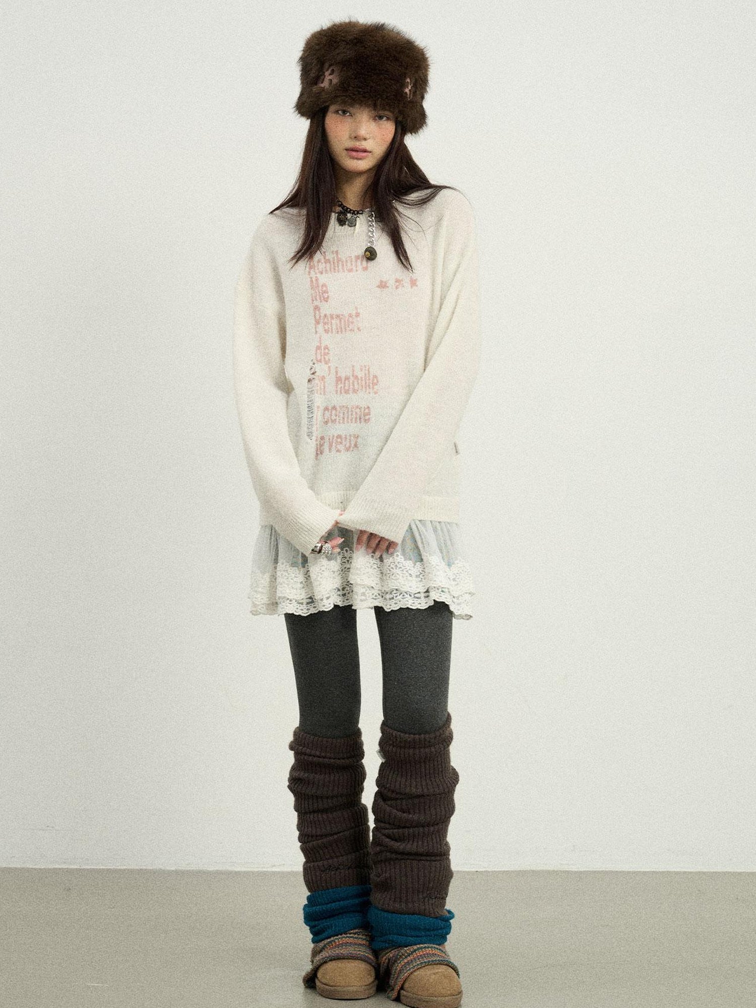 Achihara Spring Darling Knit Sweater