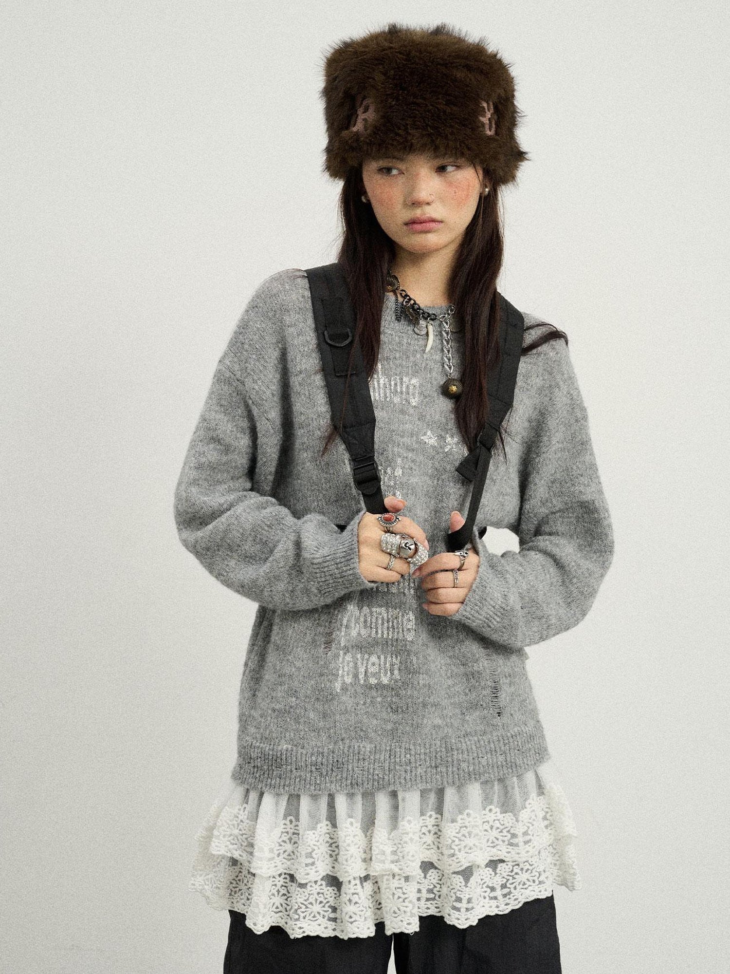 Achihara Spring Darling Knit Sweater