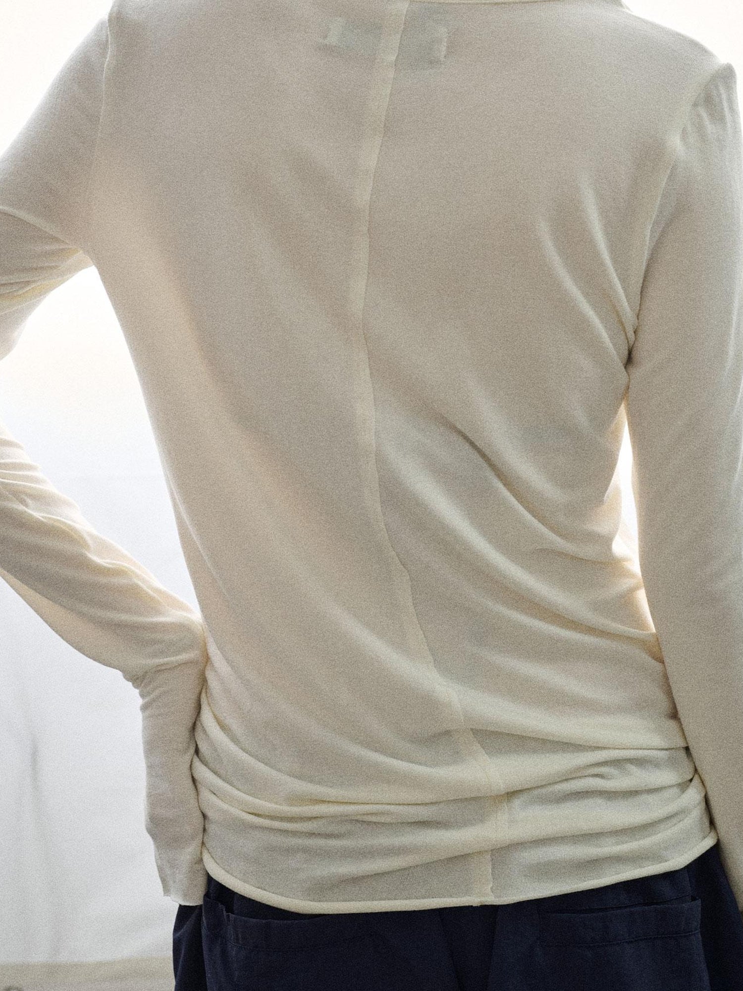 Achihara Starry Sunscreen Print Knit Tee