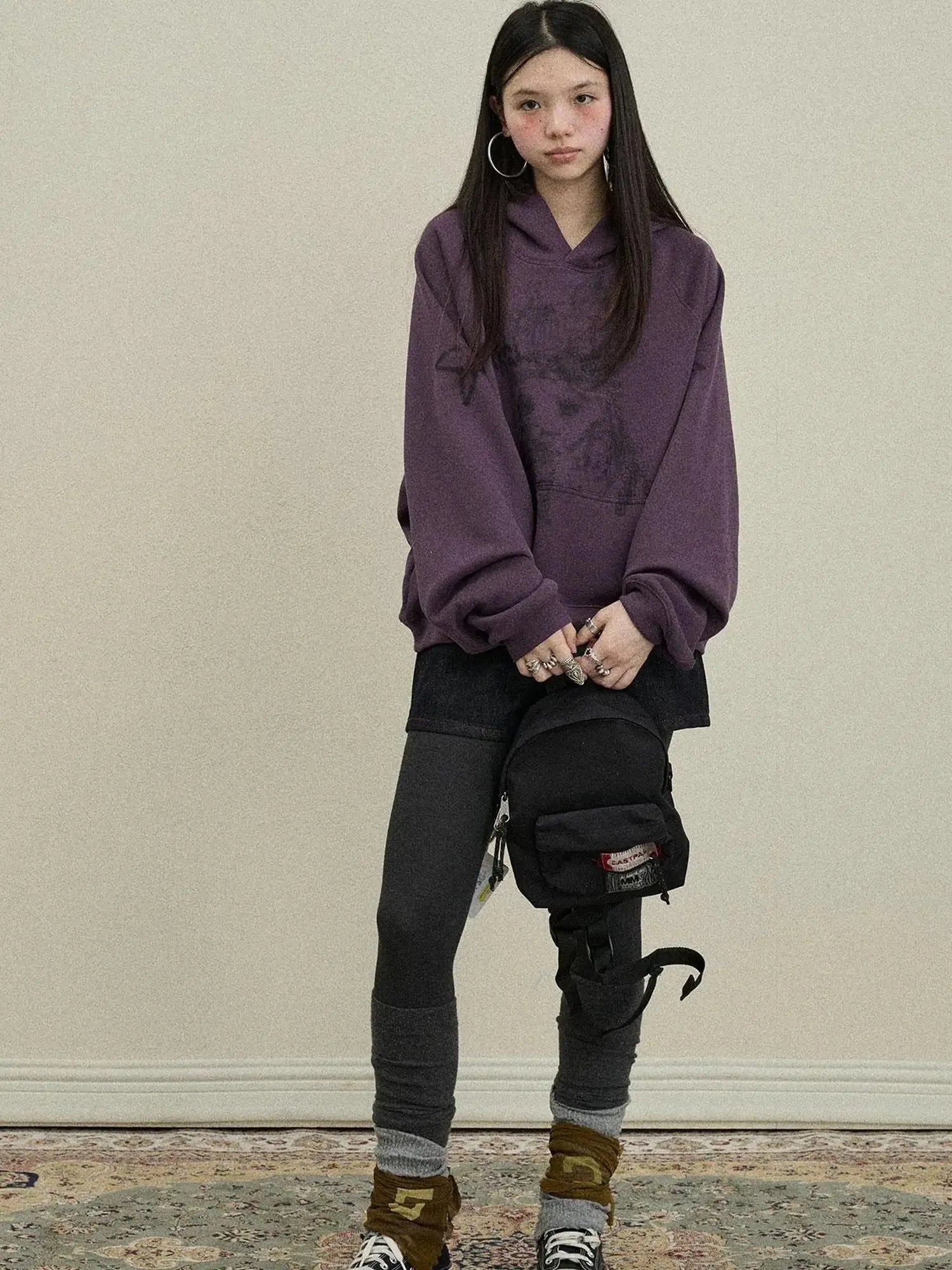 Stars Me Hooded Jacket Women Spring Fall 2025 New Casual Outerwear