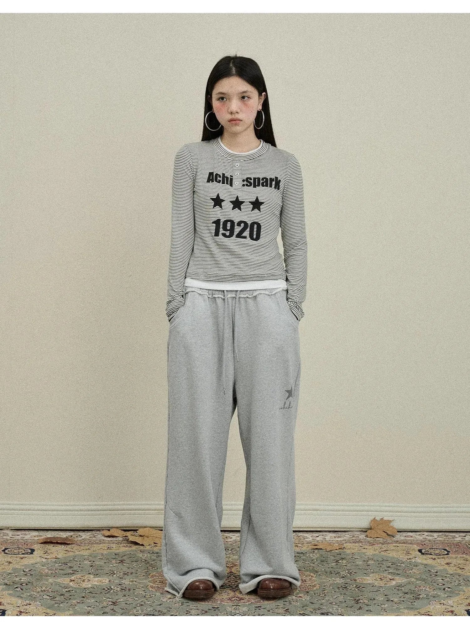 Striped Long Sleeve Layering Tee