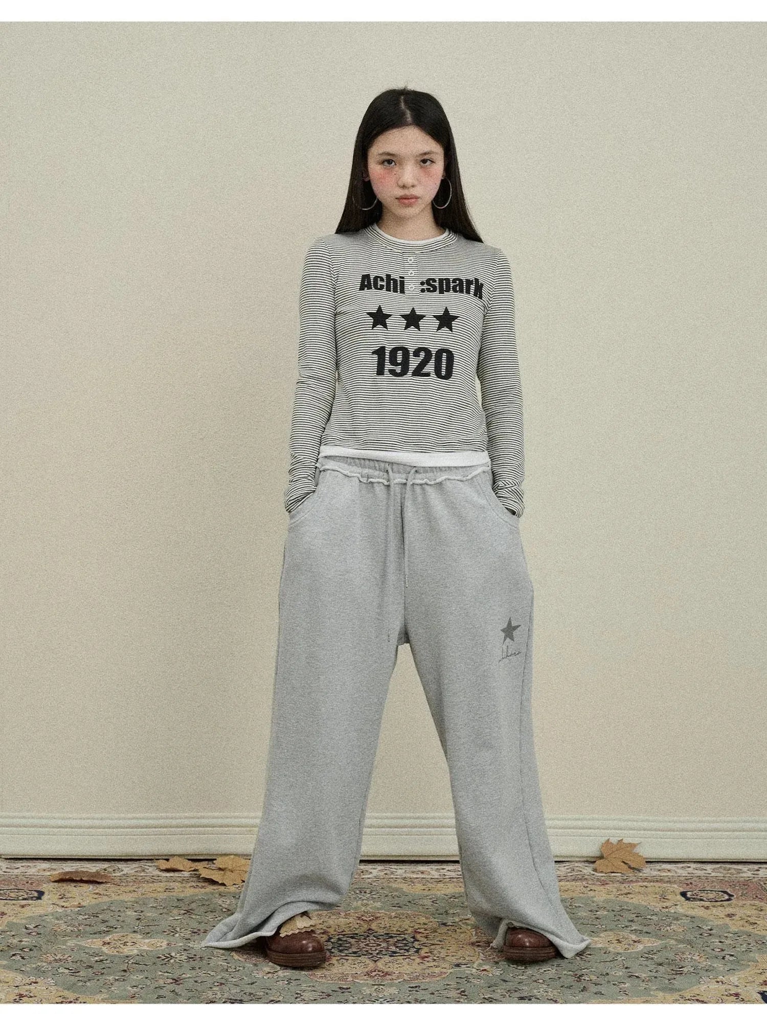 Striped Long Sleeve Layering Tee