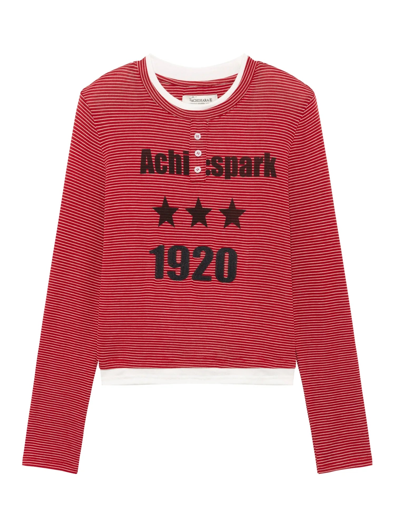 Striped Long Sleeve Layering Tee