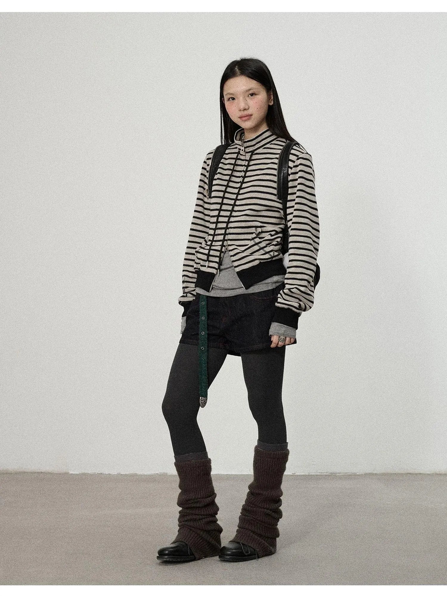 Striped Mushroom Sweatshirt