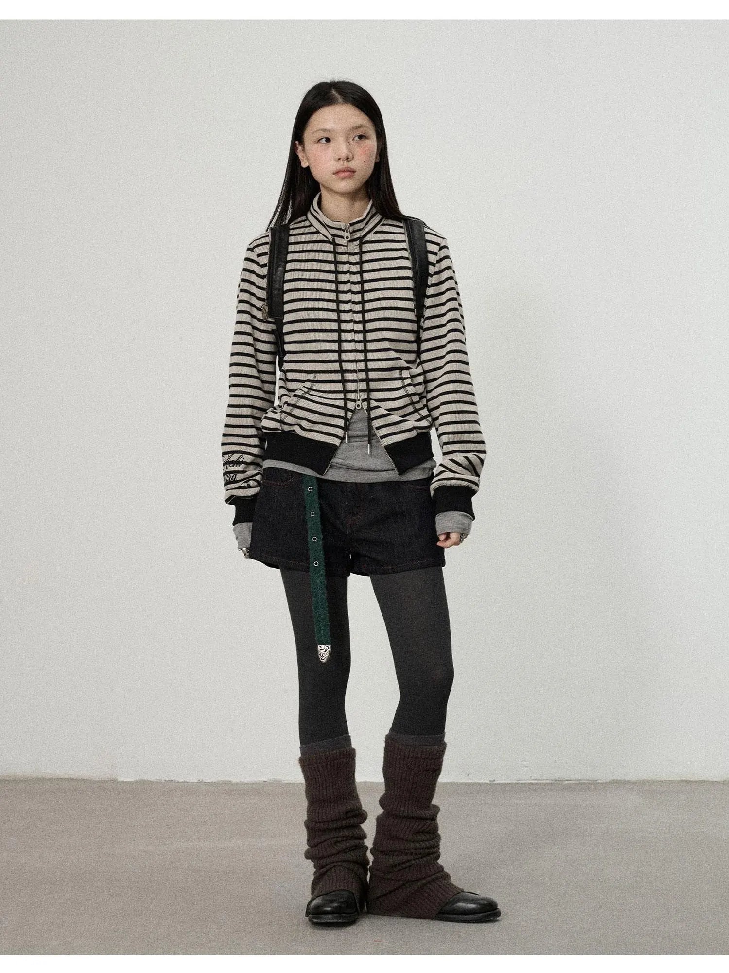 Striped Mushroom Sweatshirt