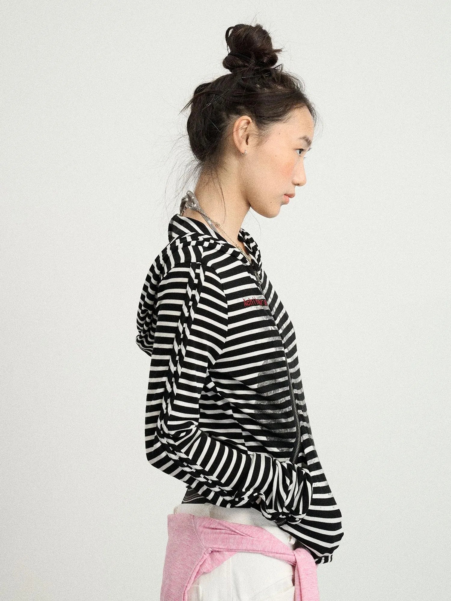 Striped Punk Bandage Coat