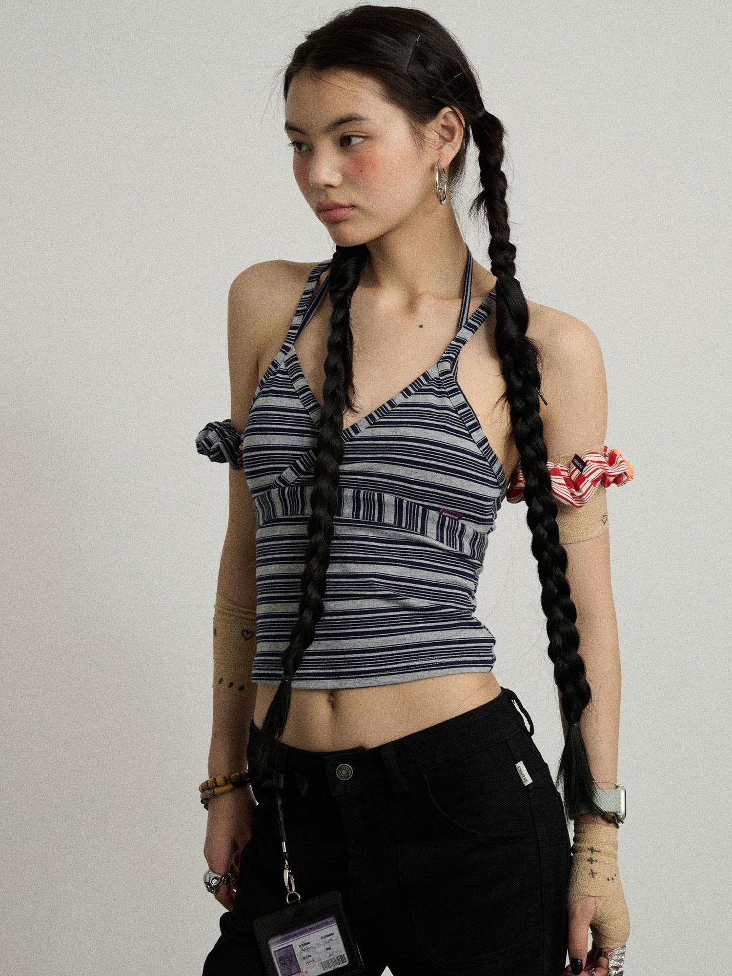Achihara Stripey Watermelon Breeze Sleeveless Top