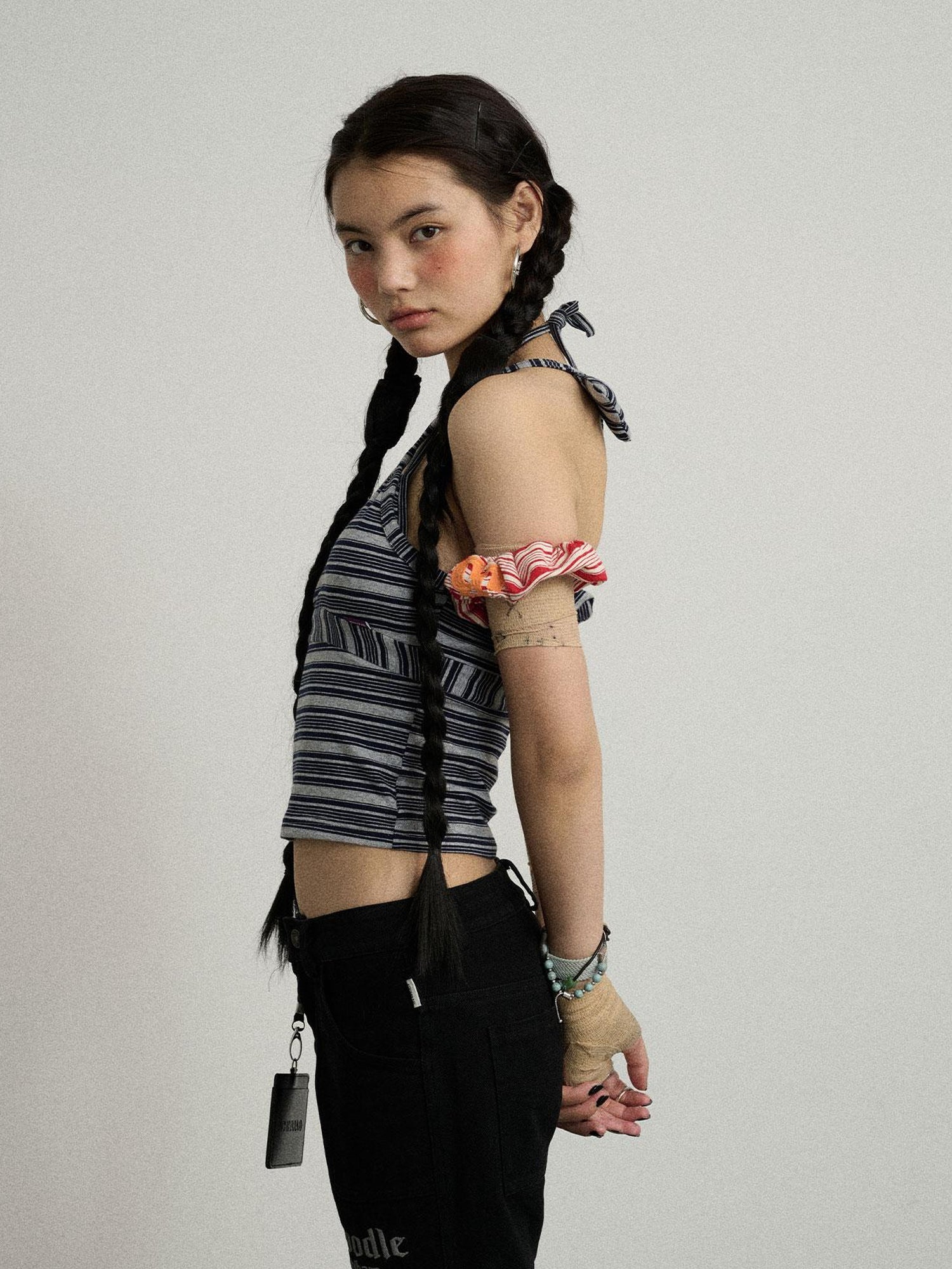 Achihara Stripey Watermelon Breeze Sleeveless Top